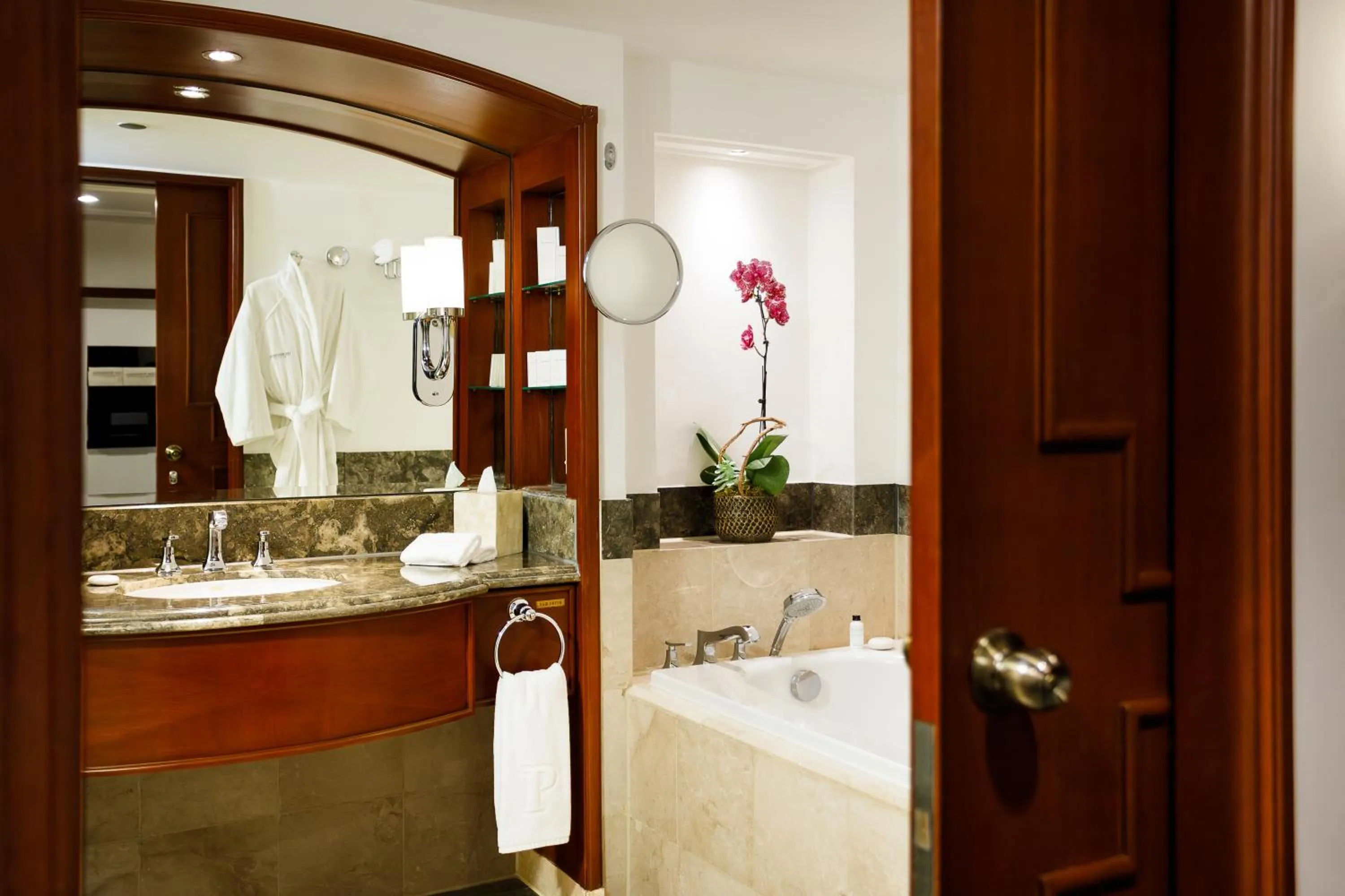 Bathroom in The Peninsula Manila