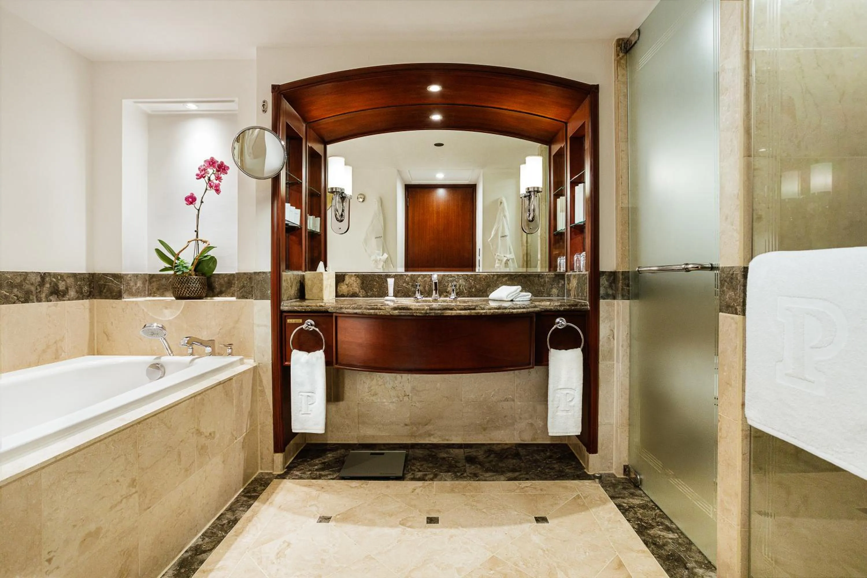 Bathroom in The Peninsula Manila