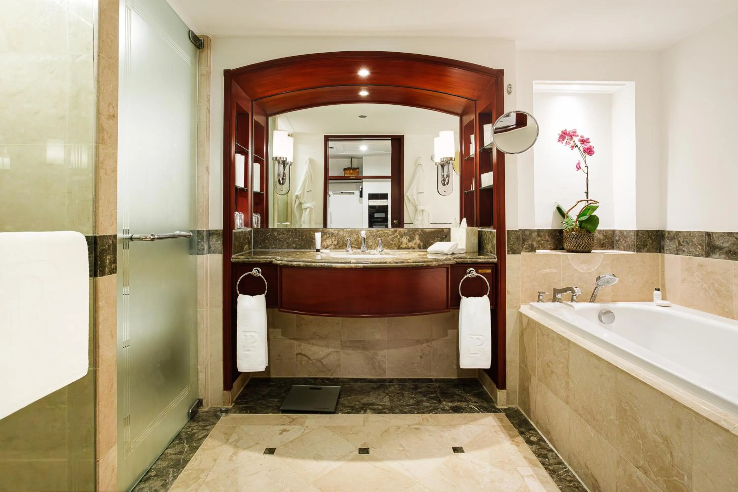Bathroom in The Peninsula Manila