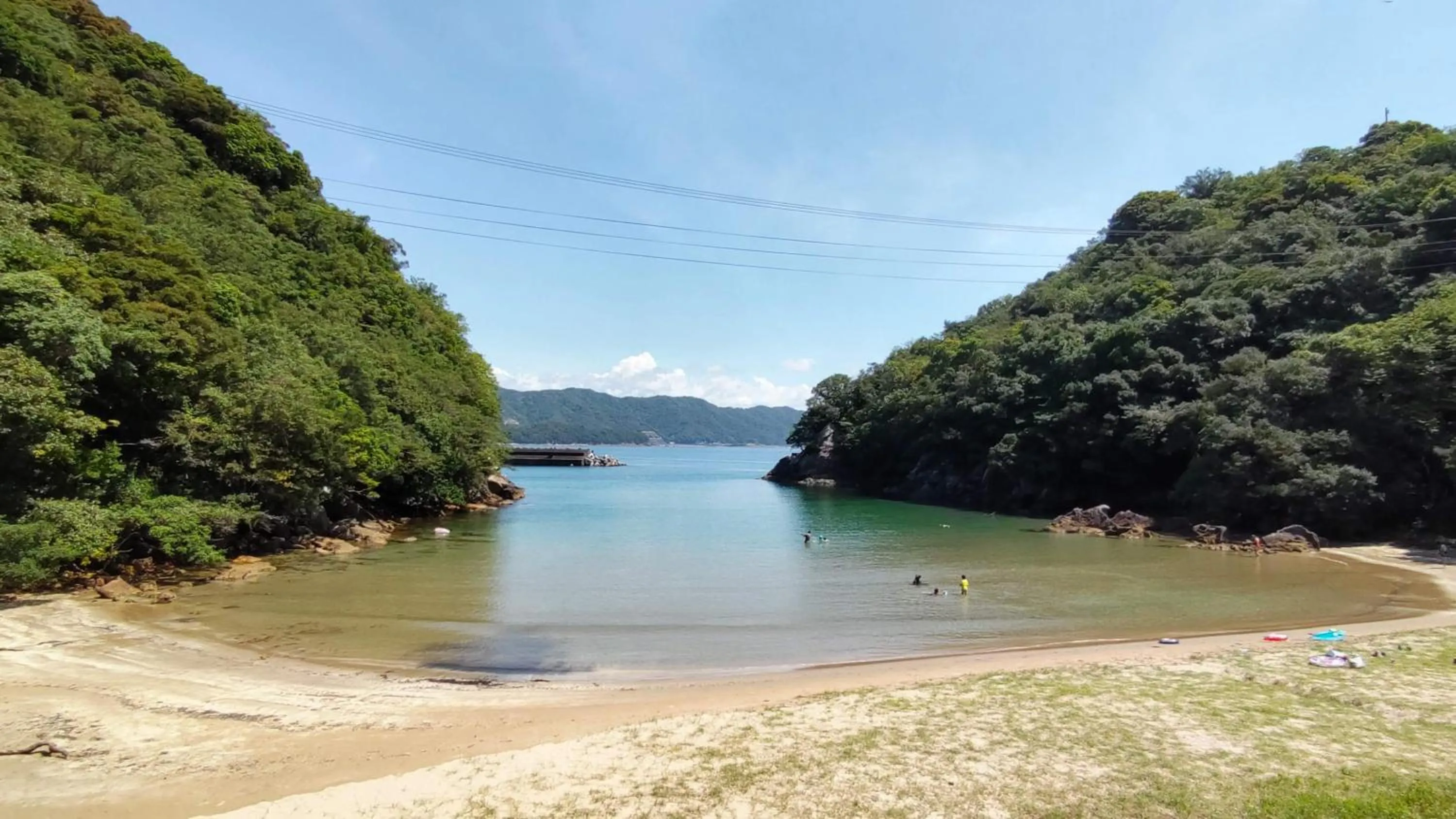 Beach in Pension Shishikui