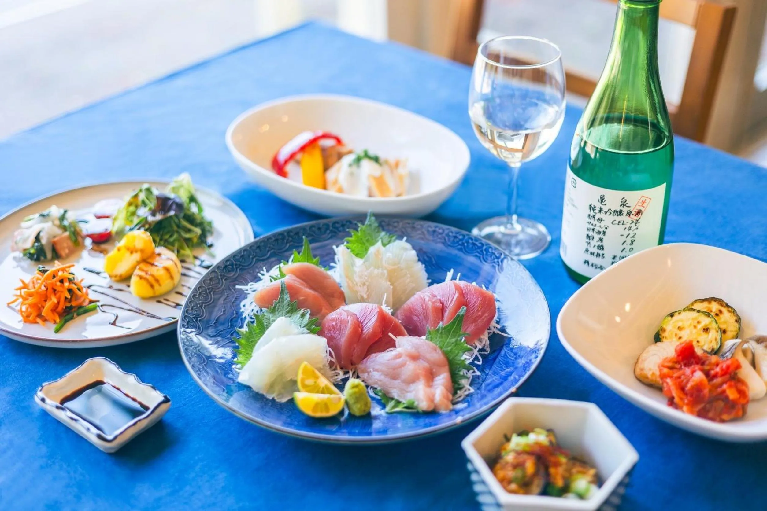 Dinner in Pension Shishikui