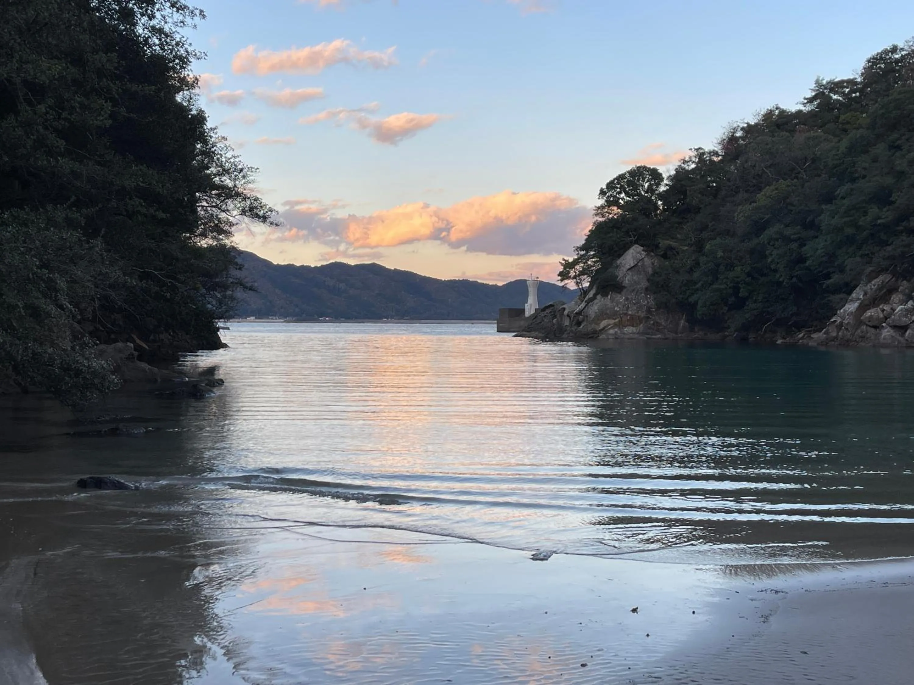 Beach in Pension Shishikui