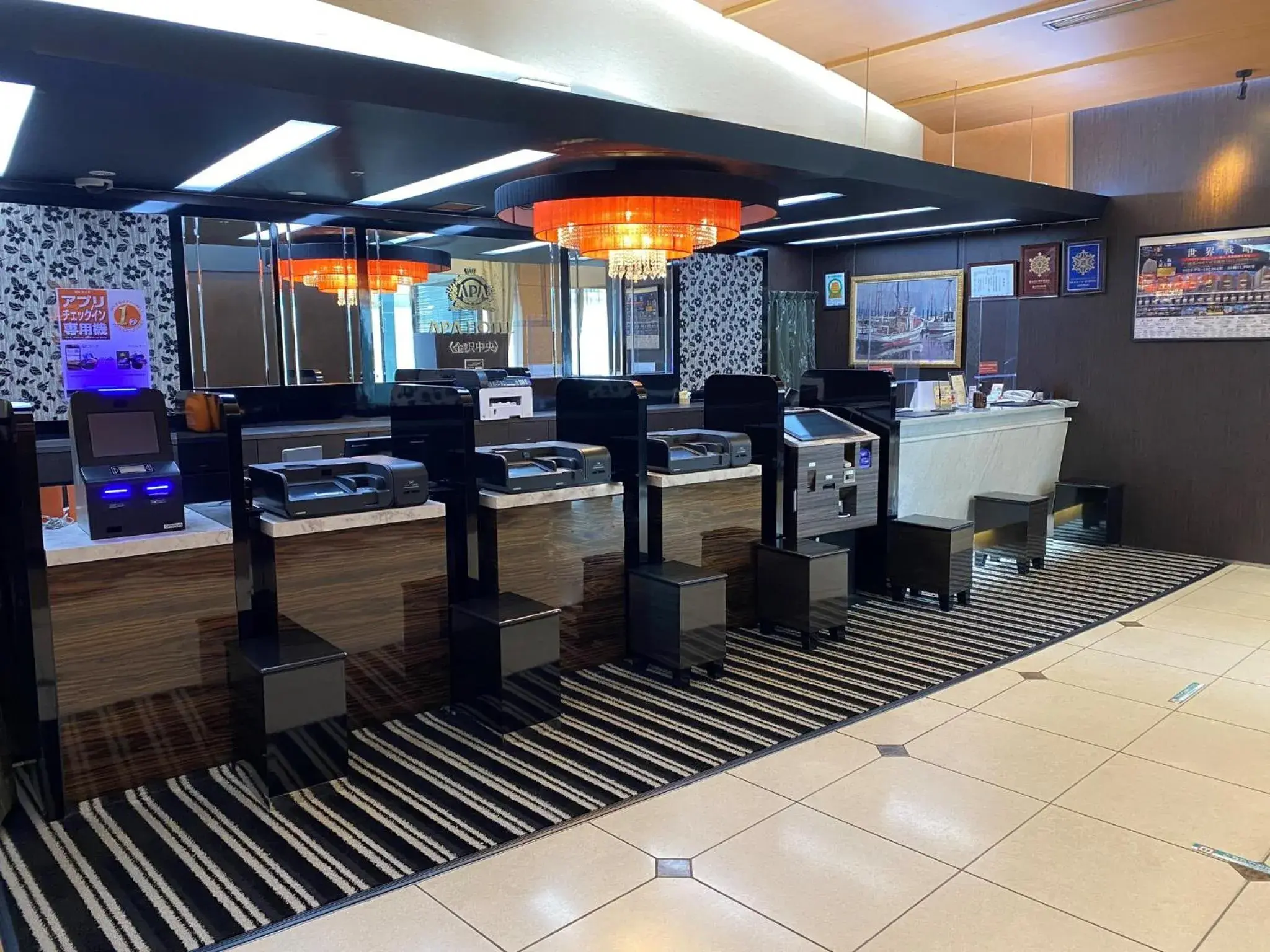 Lobby or reception in APA Hotel Kanazawa Chuo Lobby or reception in APA Hotel Kanazawa Chuo