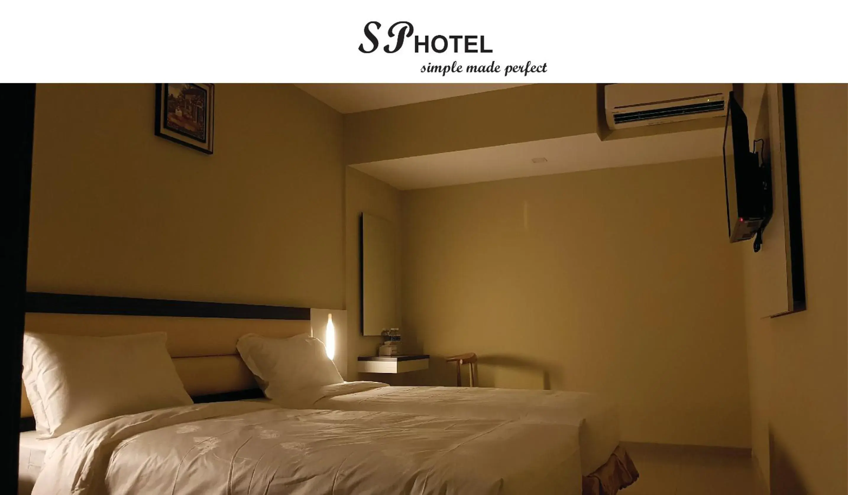 Bed in SP hotel Bed in SP hotel