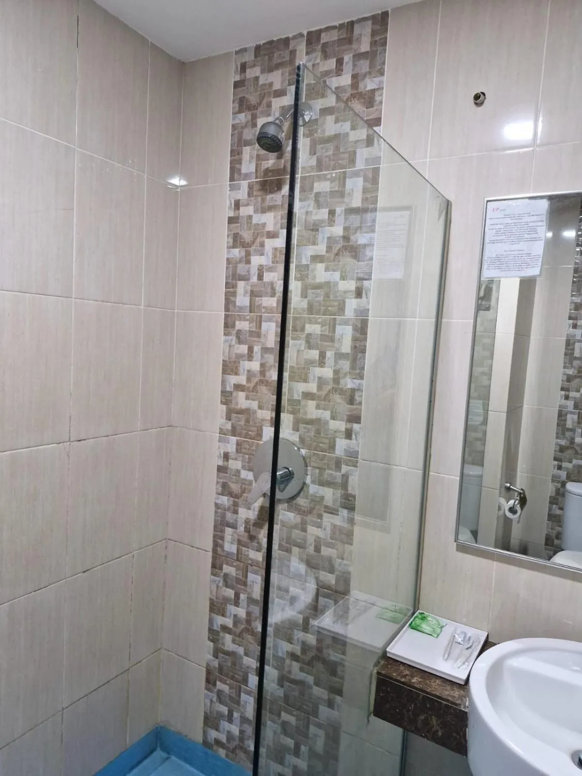 Shower in SP hotel