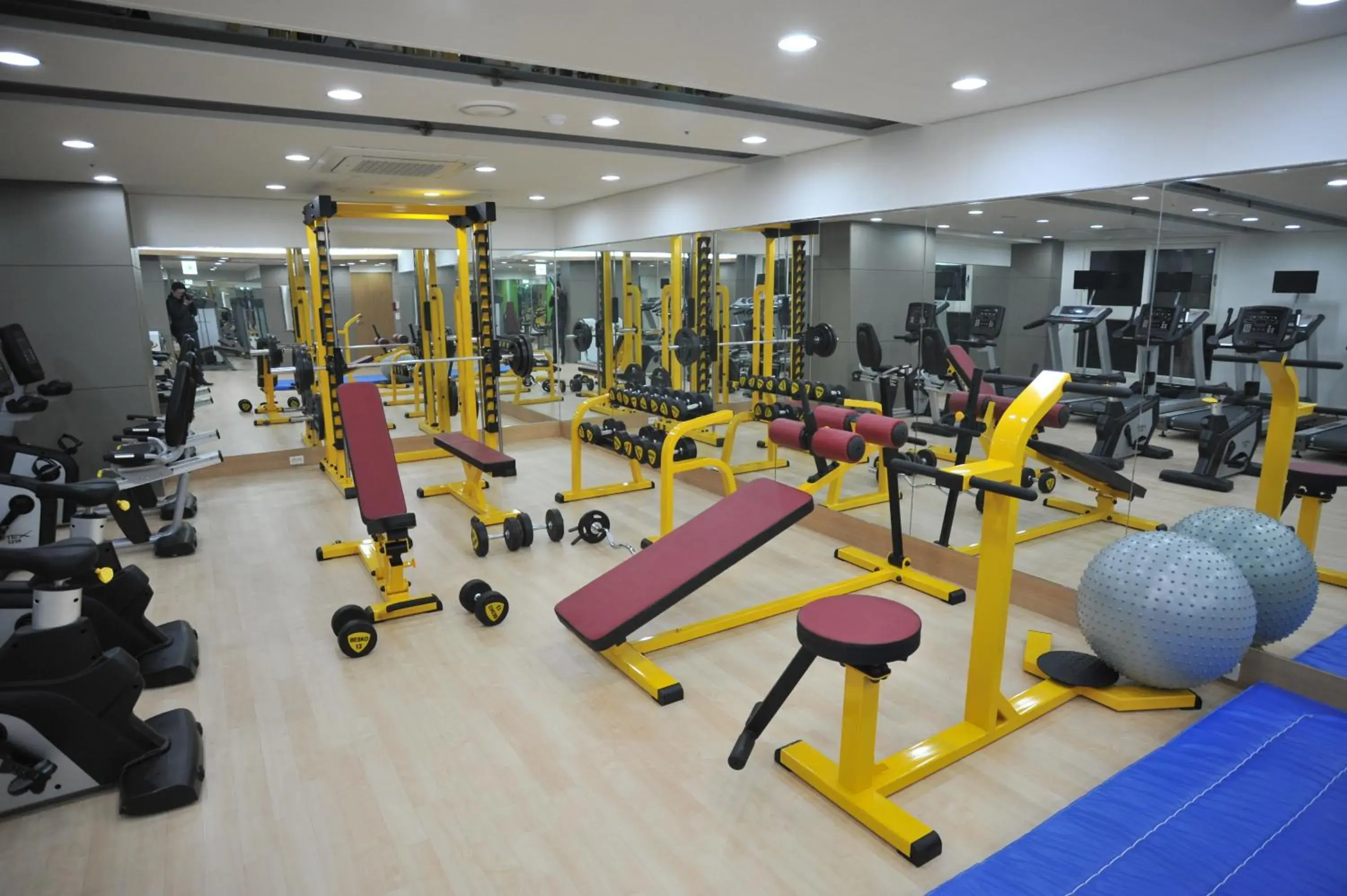 Fitness centre/facilities in Plea De Blanc Hotel & Residence Fitness centre/facilities in Plea De Blanc Hotel & Residence