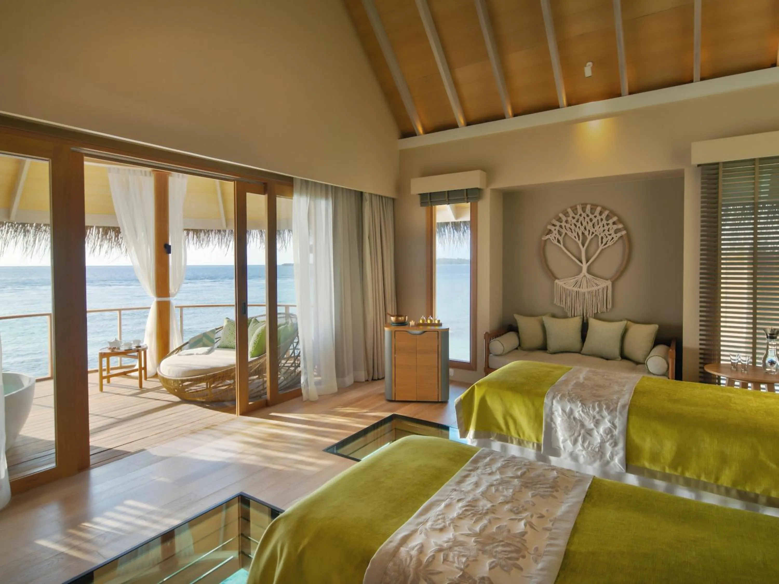 Spa and wellness centre/facilities, Bed in The Nautilus Maldives