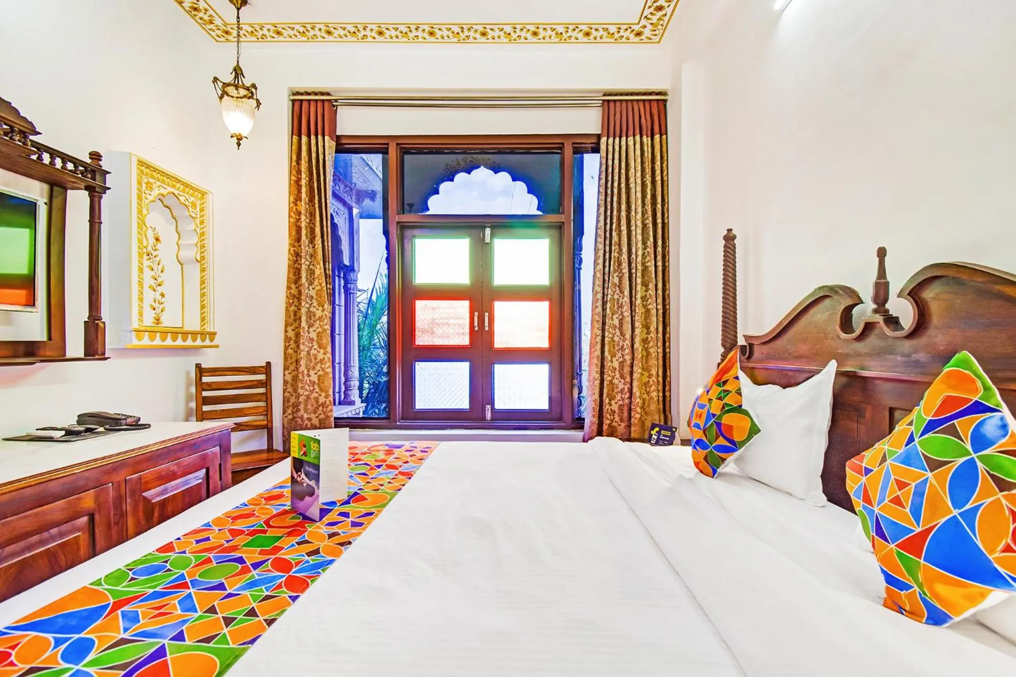 Bedroom in FabHotel Shree Villas