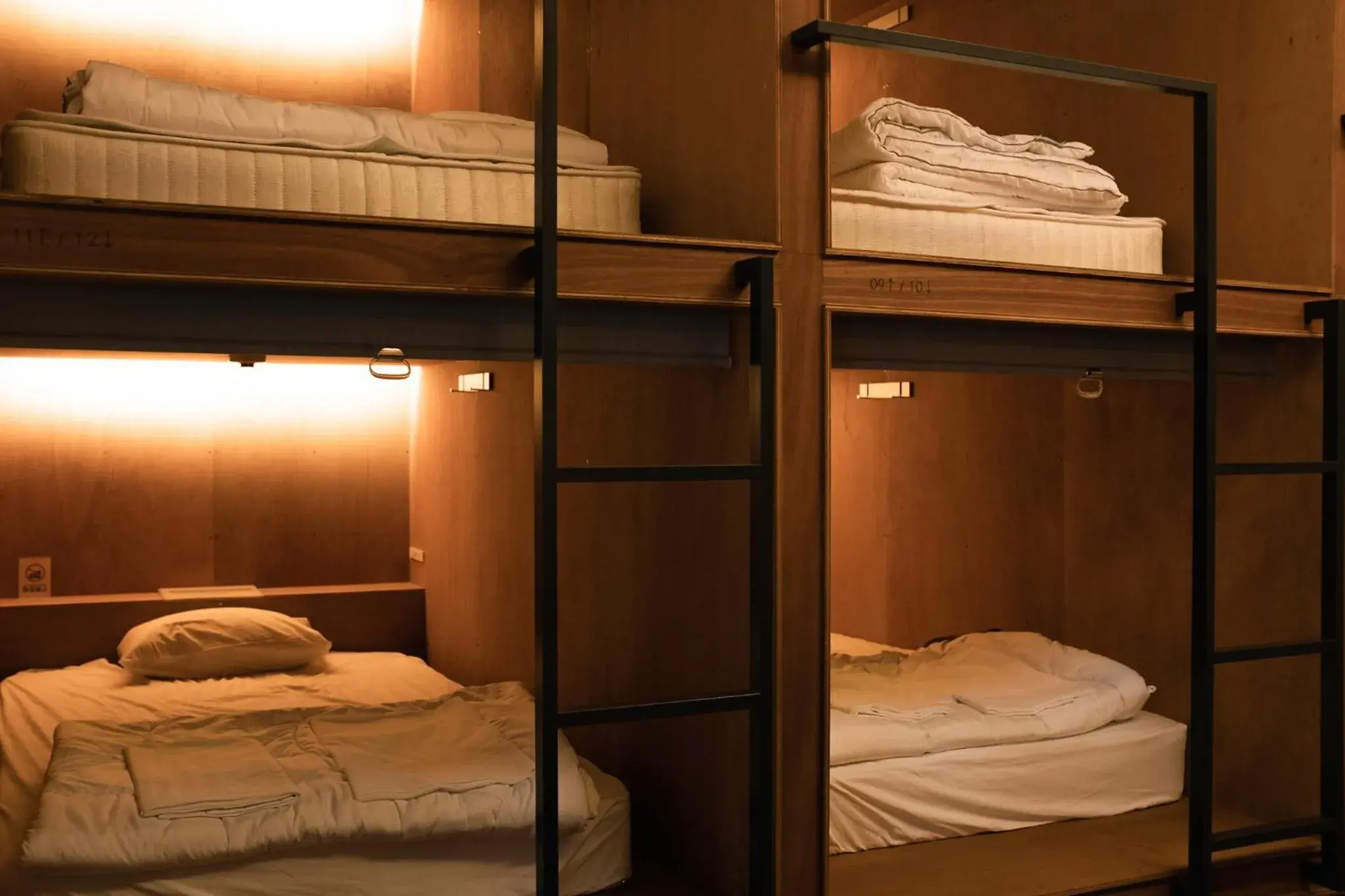 Bed in Guesthouse Sunline Beppu Bed in Guesthouse Sunline Beppu