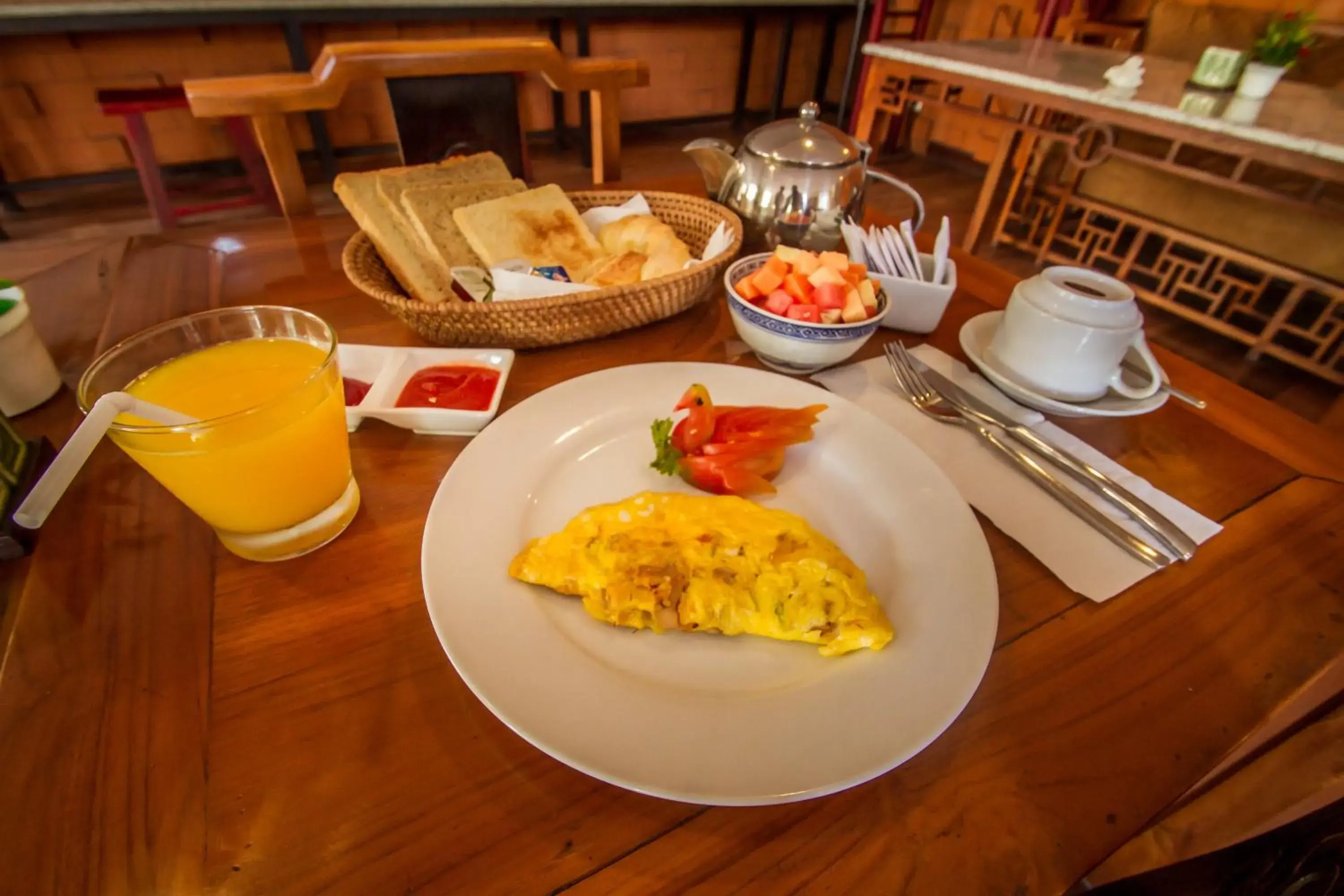 Food and drinks in Abian Biu Mansion Food and drinks in Abian Biu Mansion