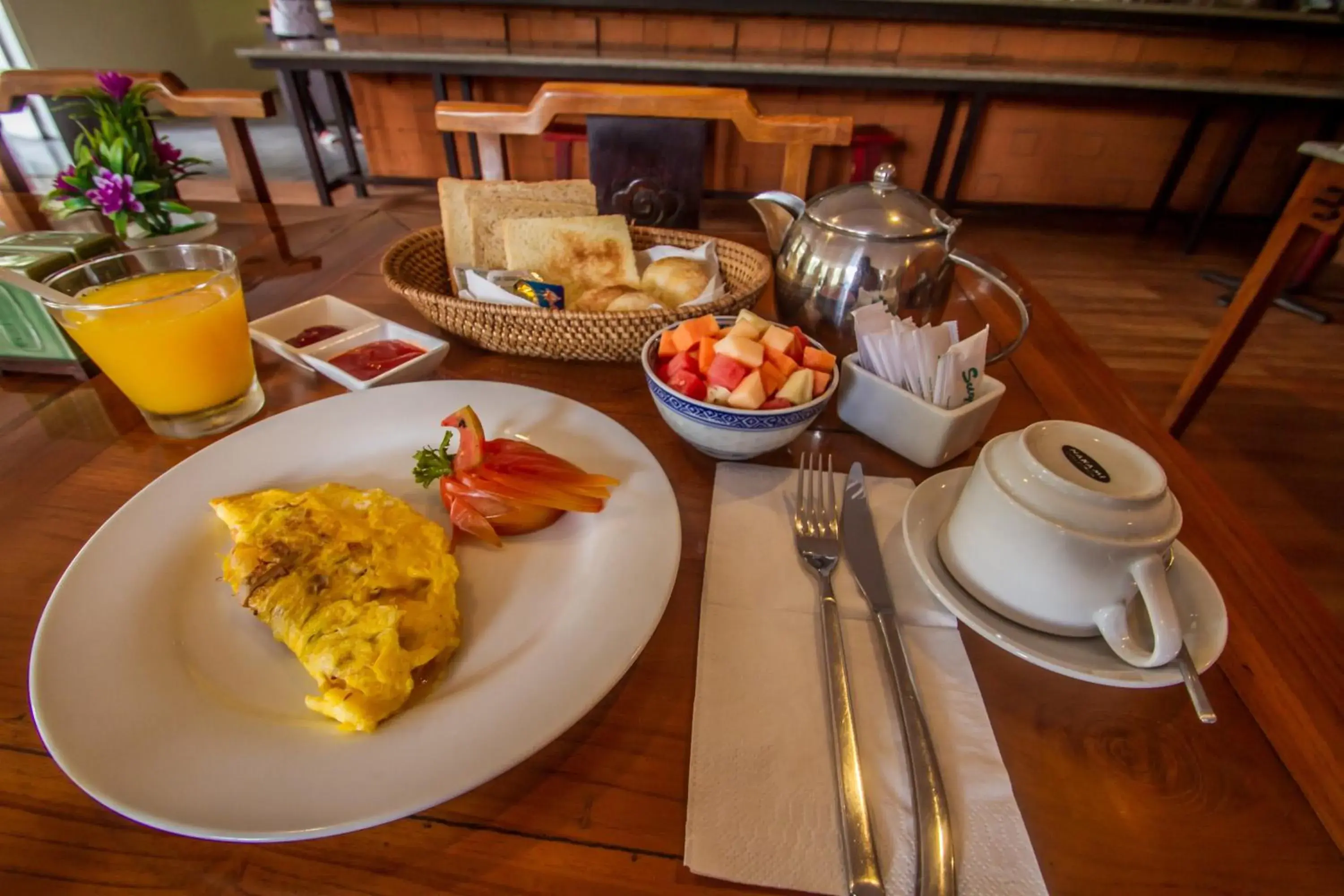 Food and drinks in Abian Biu Mansion Food and drinks in Abian Biu Mansion