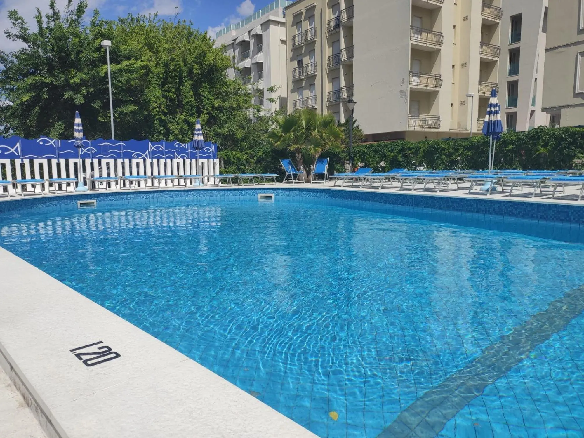 Swimming pool in Hotel Senior