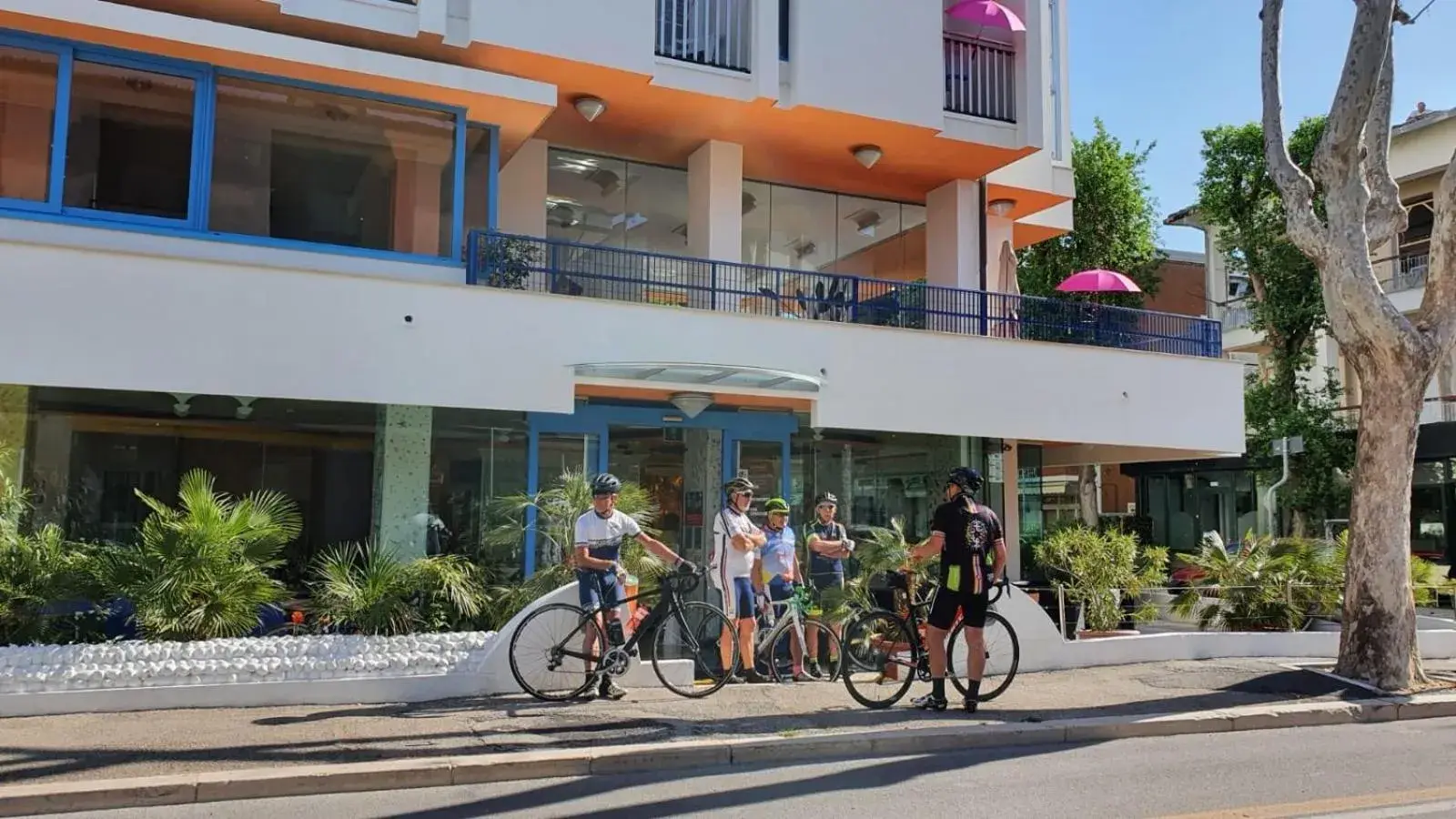 Property building, Biking in Hotel Senior