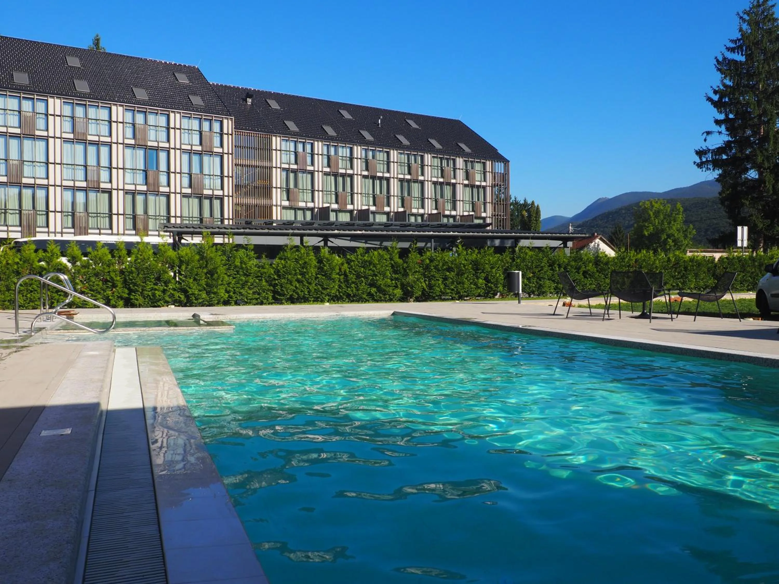 Swimming pool in Lyra Hotel Plitvice