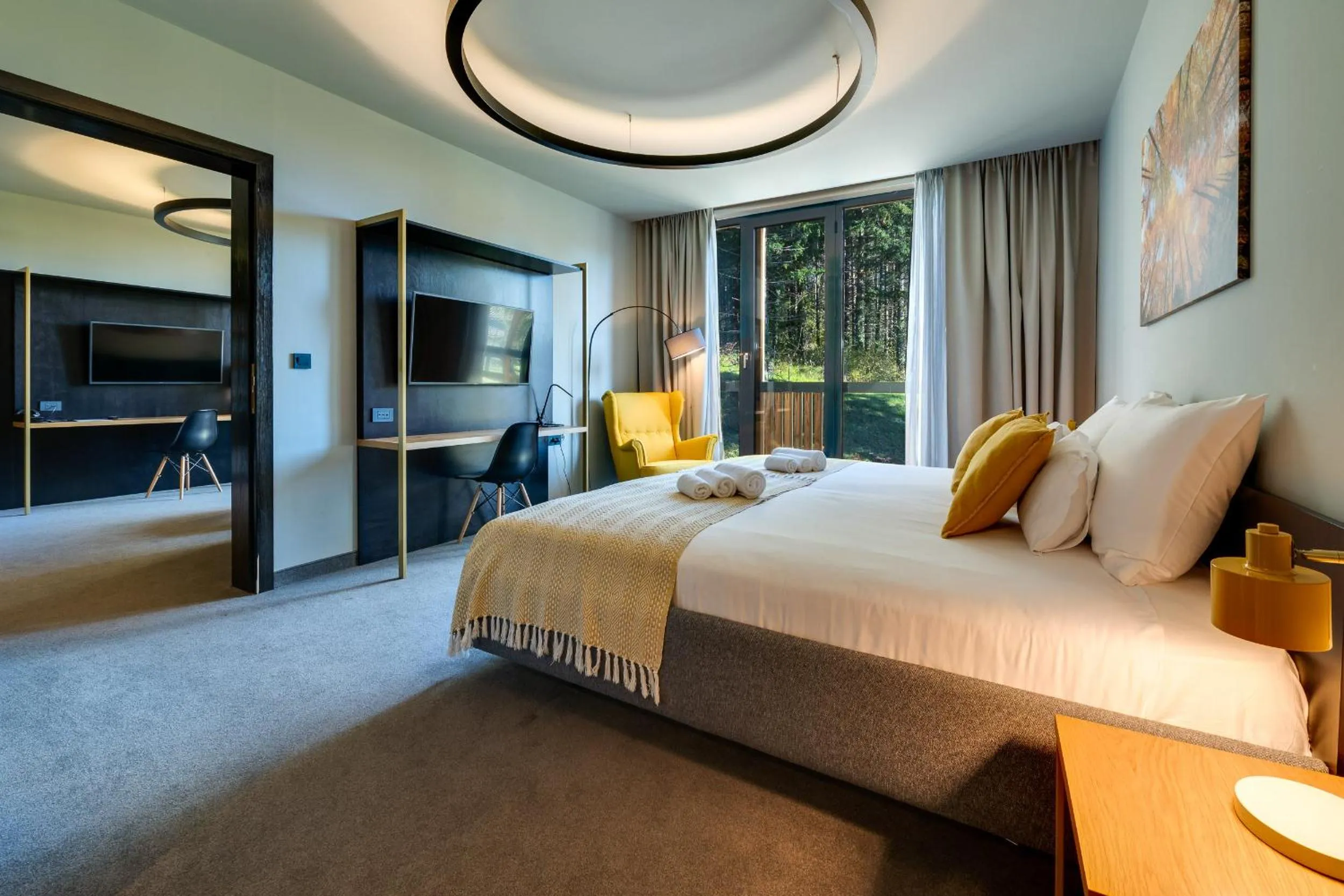 Natural landscape, Bed in Lyra Hotel Plitvice