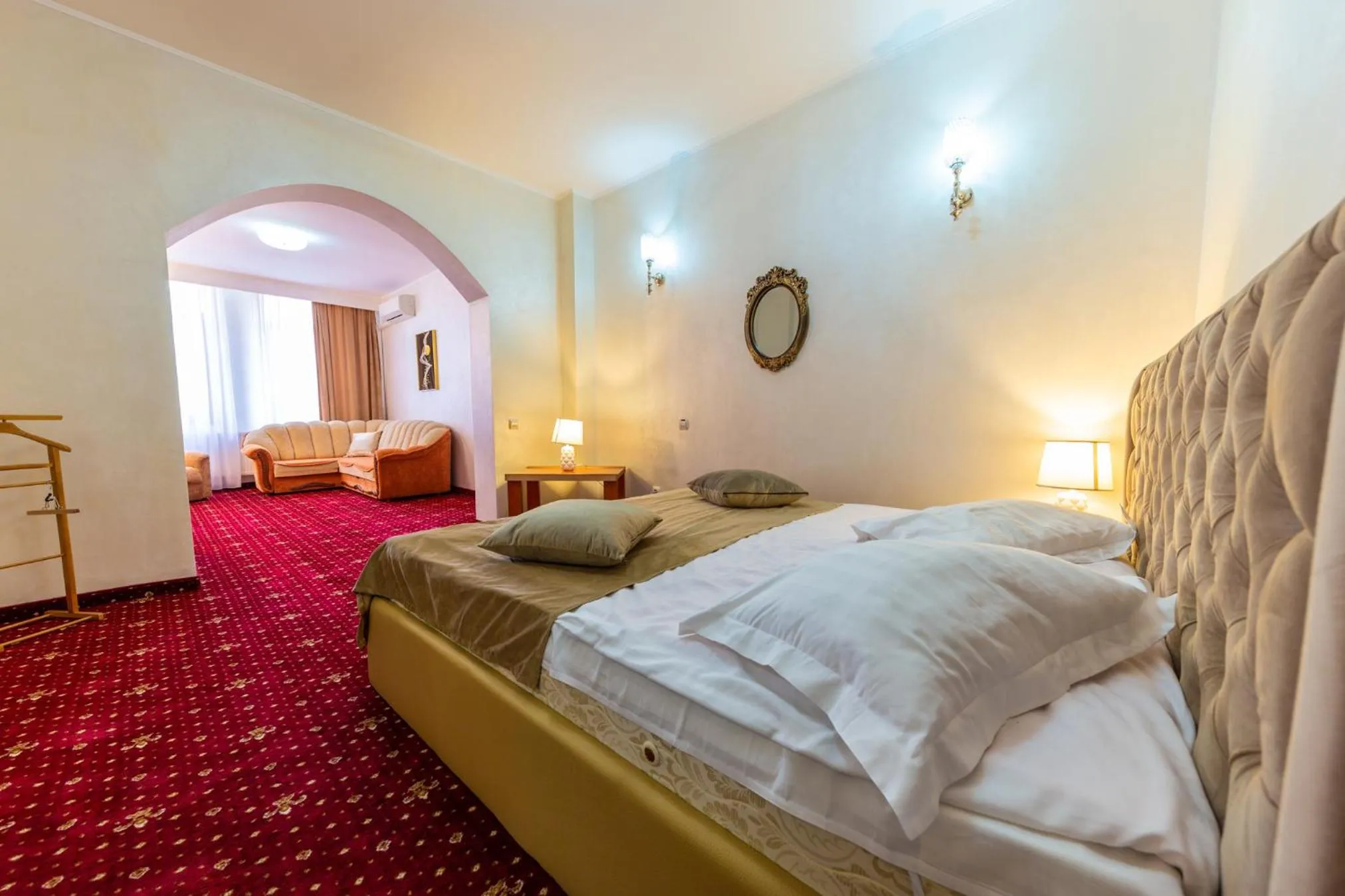 Bed in Hotel Amphitryon