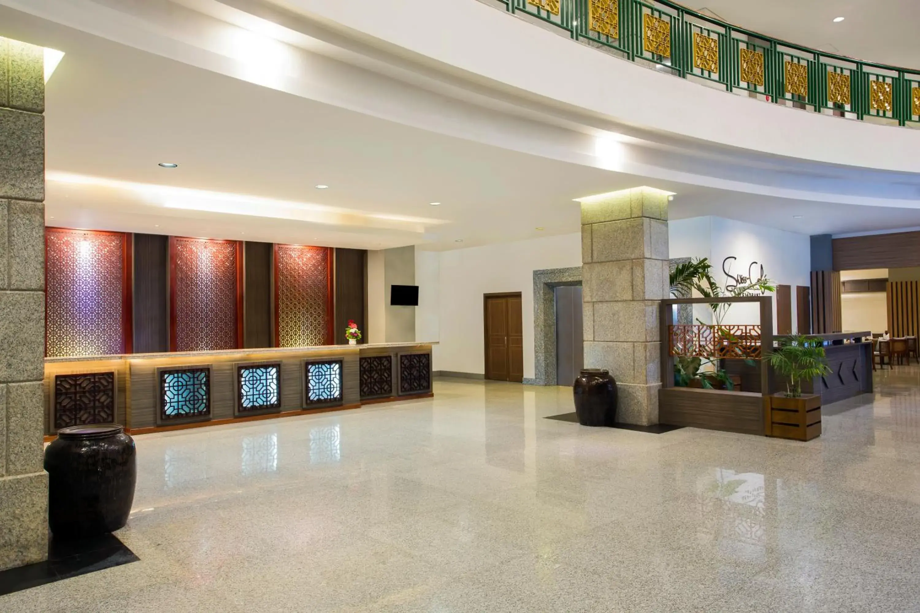Lobby or reception in Swiss-Belhotel Pangkalpinang Lobby or reception in Swiss-Belhotel Pangkalpinang