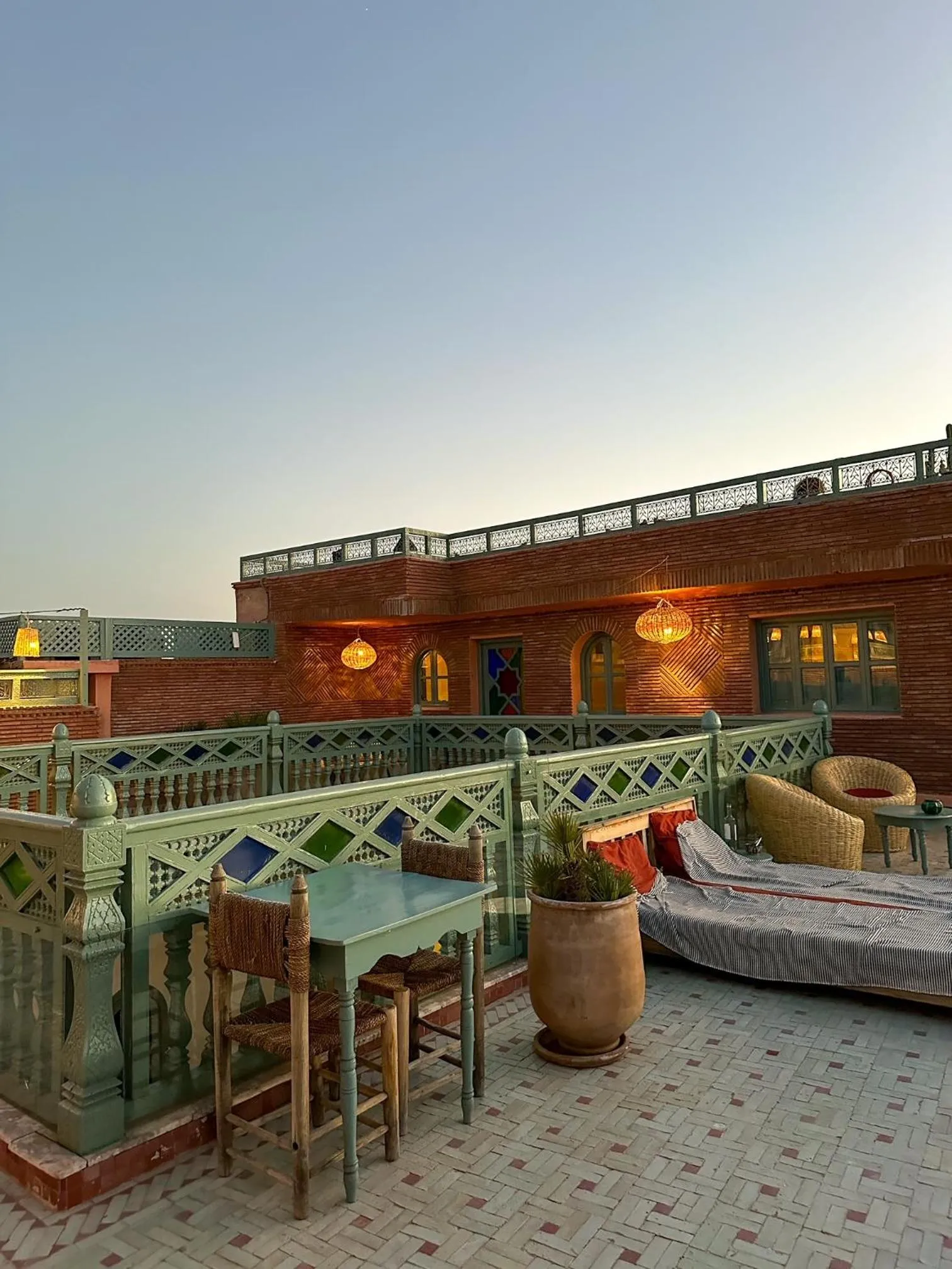 Patio in Riad Ksar Fawz & Spa