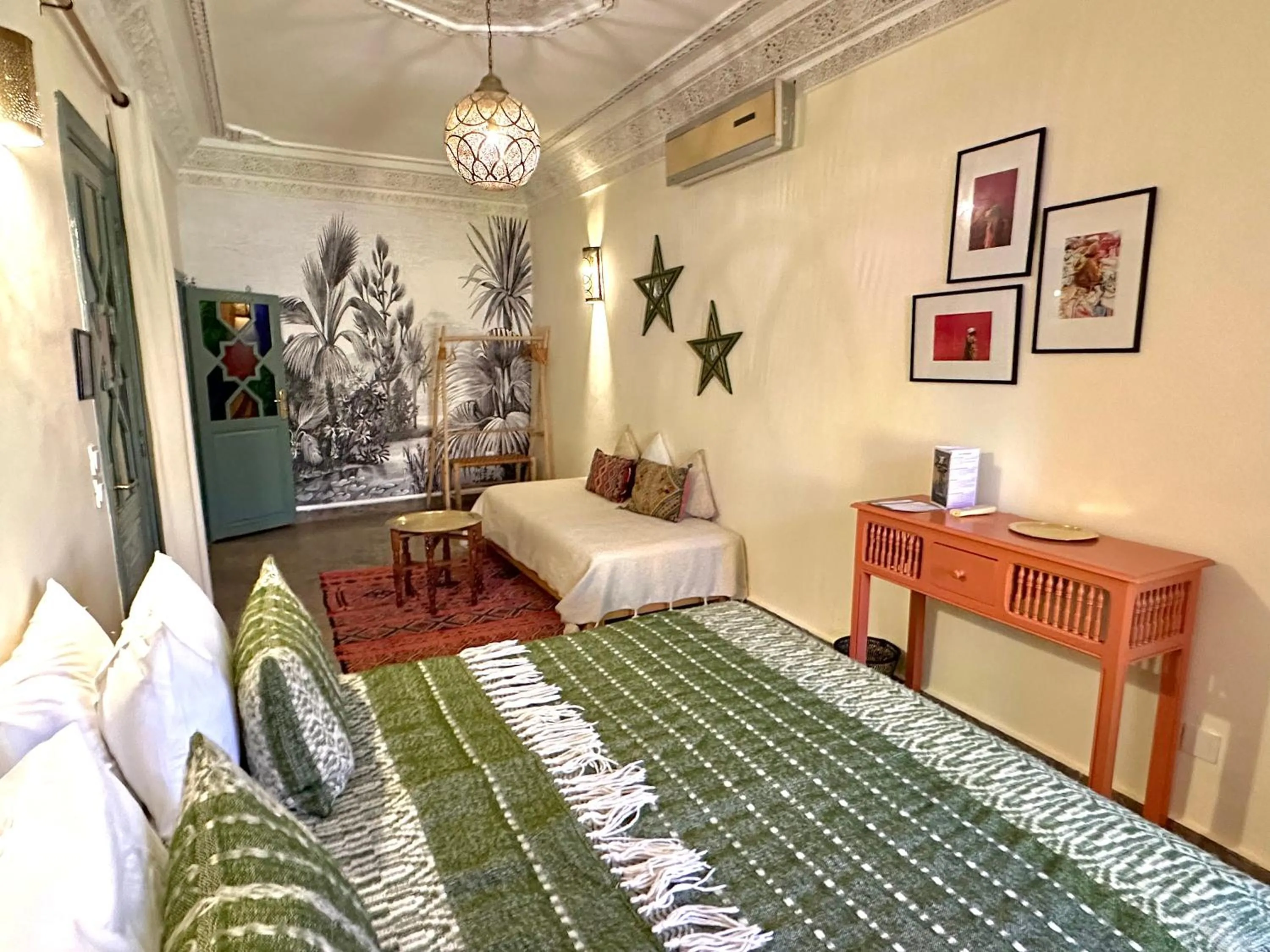Bed in Riad Ksar Fawz & Spa
