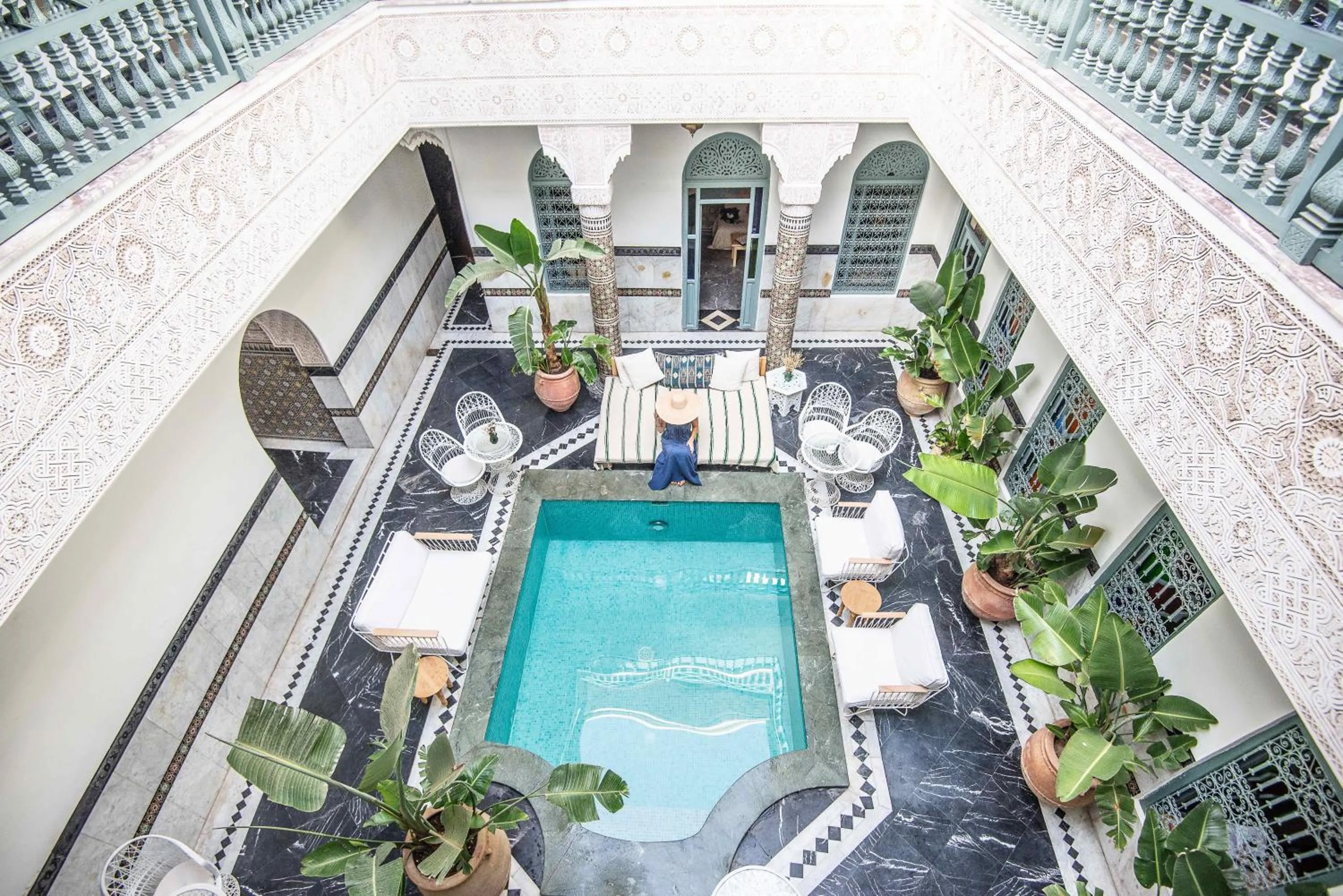 Patio in Riad Ksar Fawz & Spa