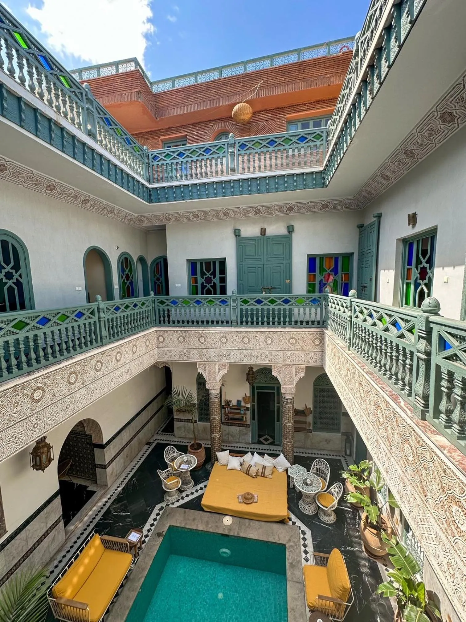 Swimming pool in Riad Ksar Fawz & Spa
