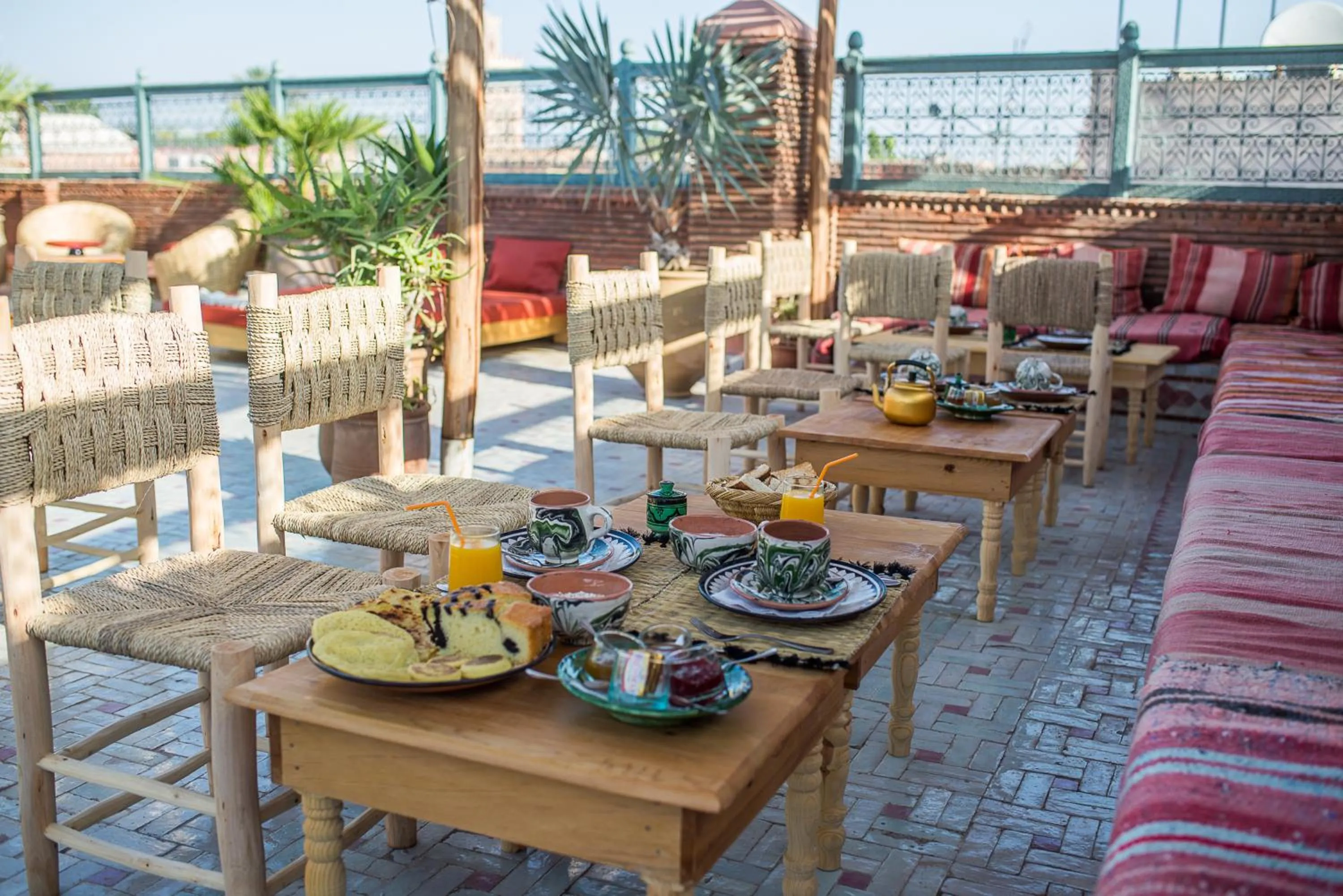 Patio in Riad Ksar Fawz & Spa