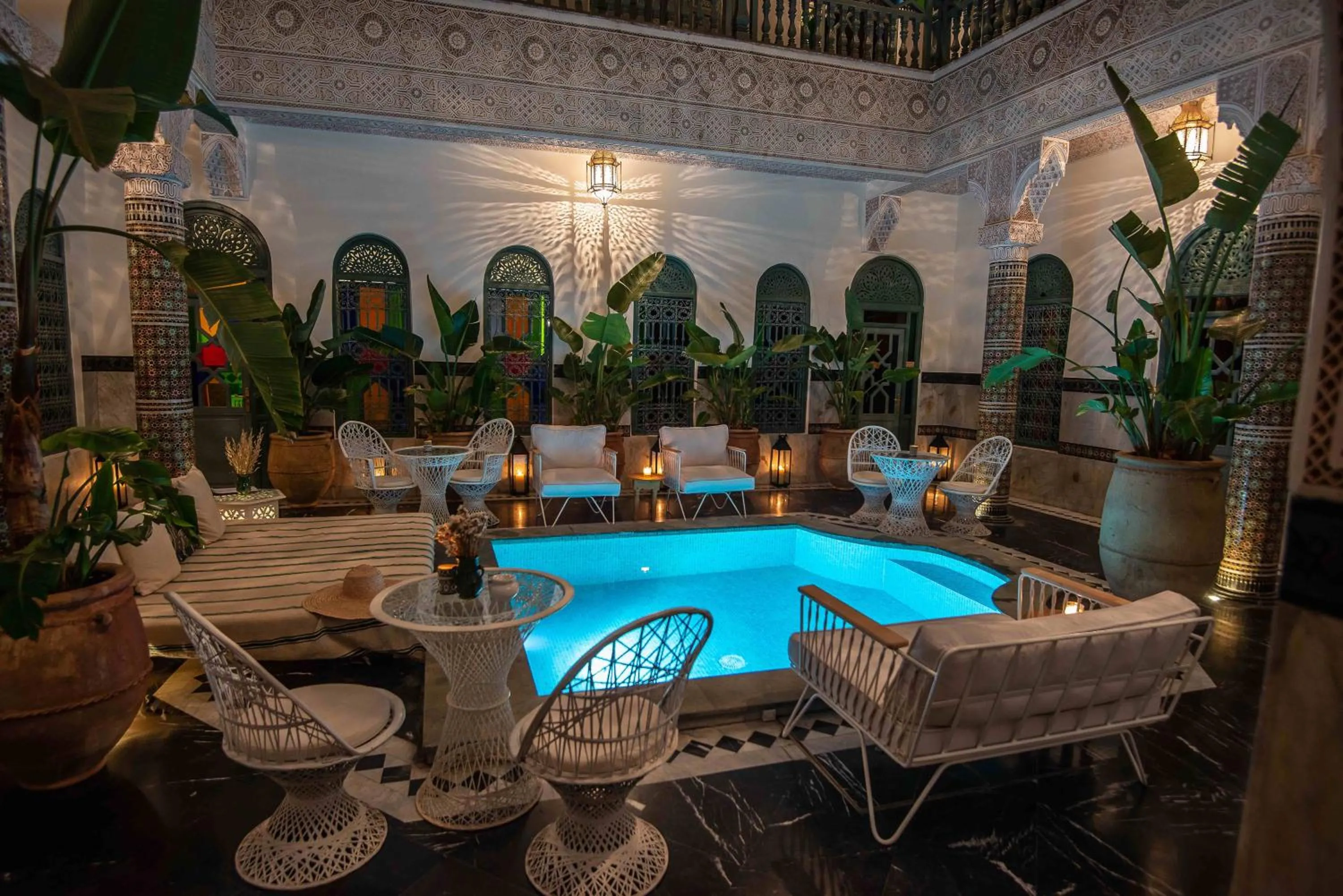 Patio in Riad Ksar Fawz & Spa