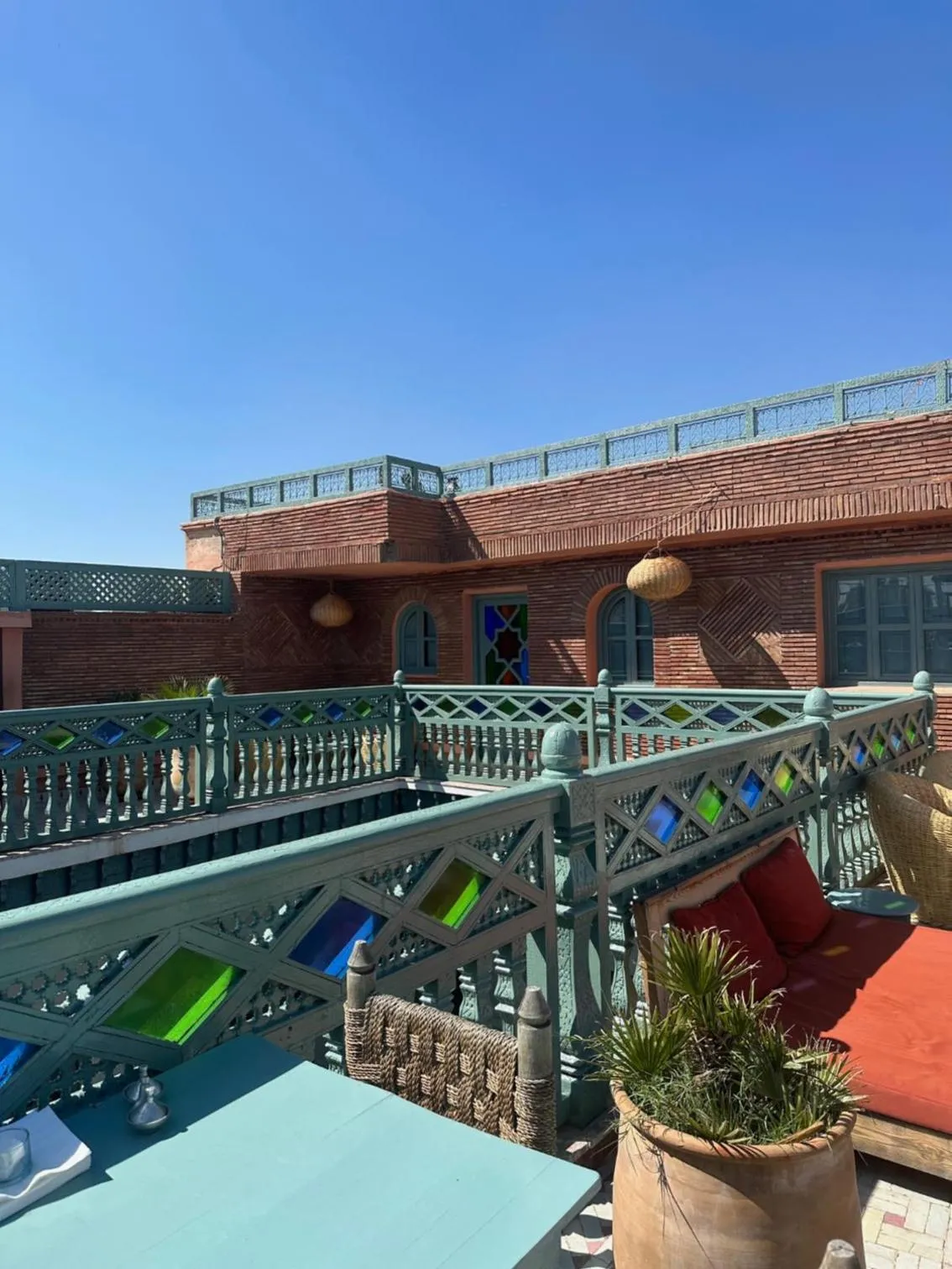 Balcony/Terrace in Riad Ksar Fawz & Spa