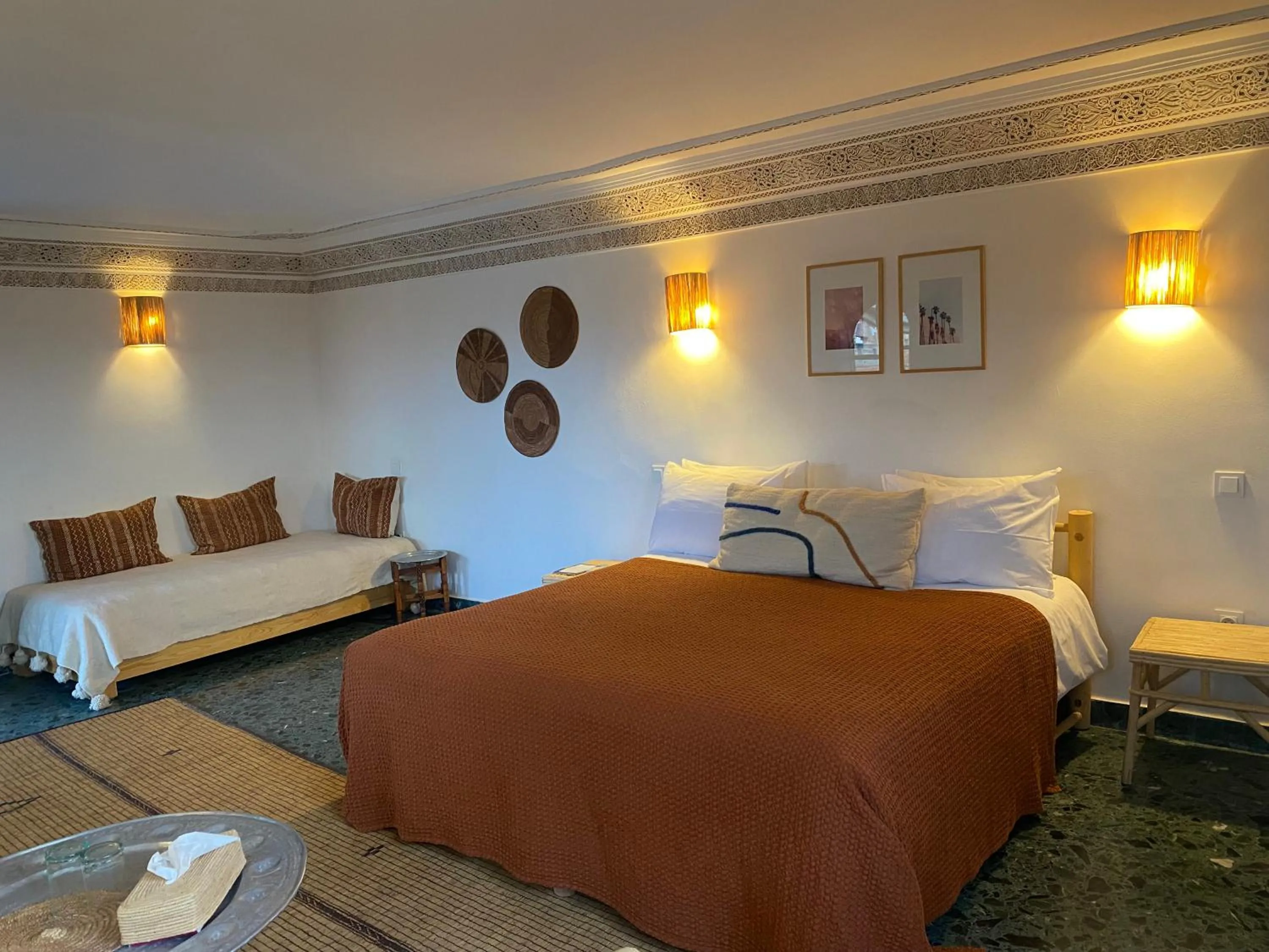 Bed in Riad Ksar Fawz & Spa