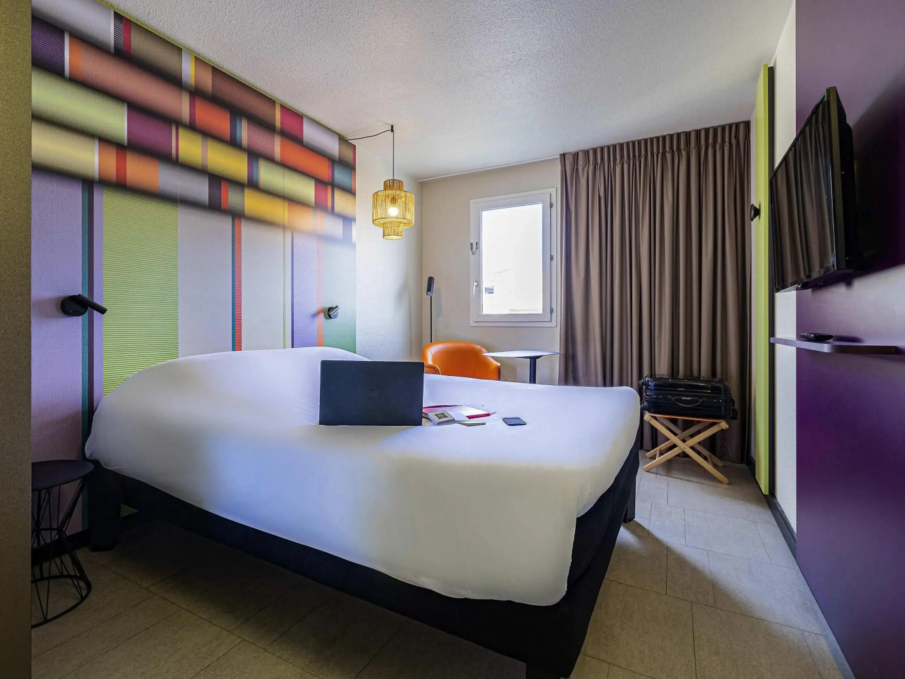 Bedroom, Bed in ibis Styles Perpignan Centre Gare Bedroom, Bed in ibis Styles Perpignan Centre Gare