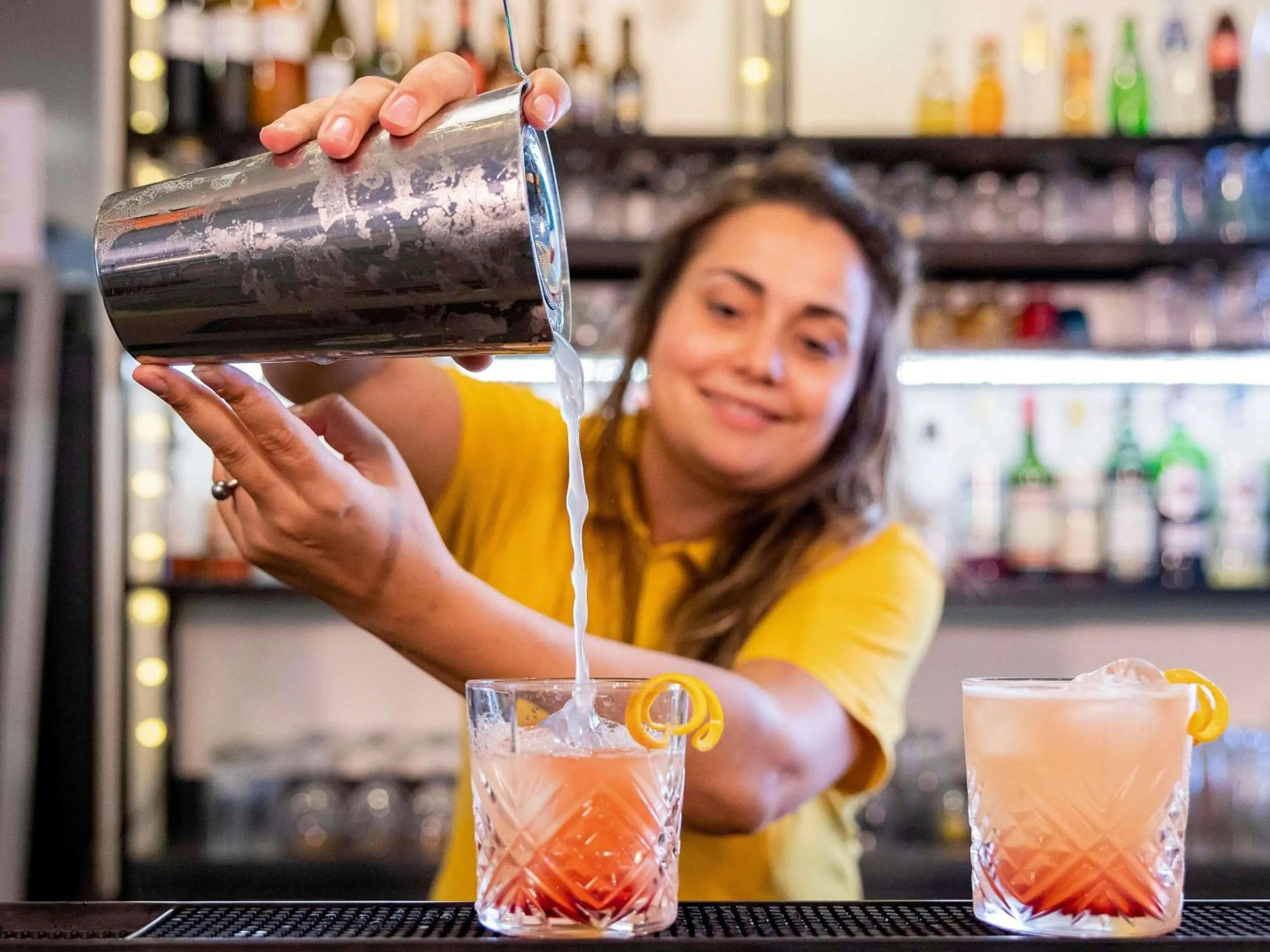 Lounge or bar in ibis Styles Perpignan Centre Gare