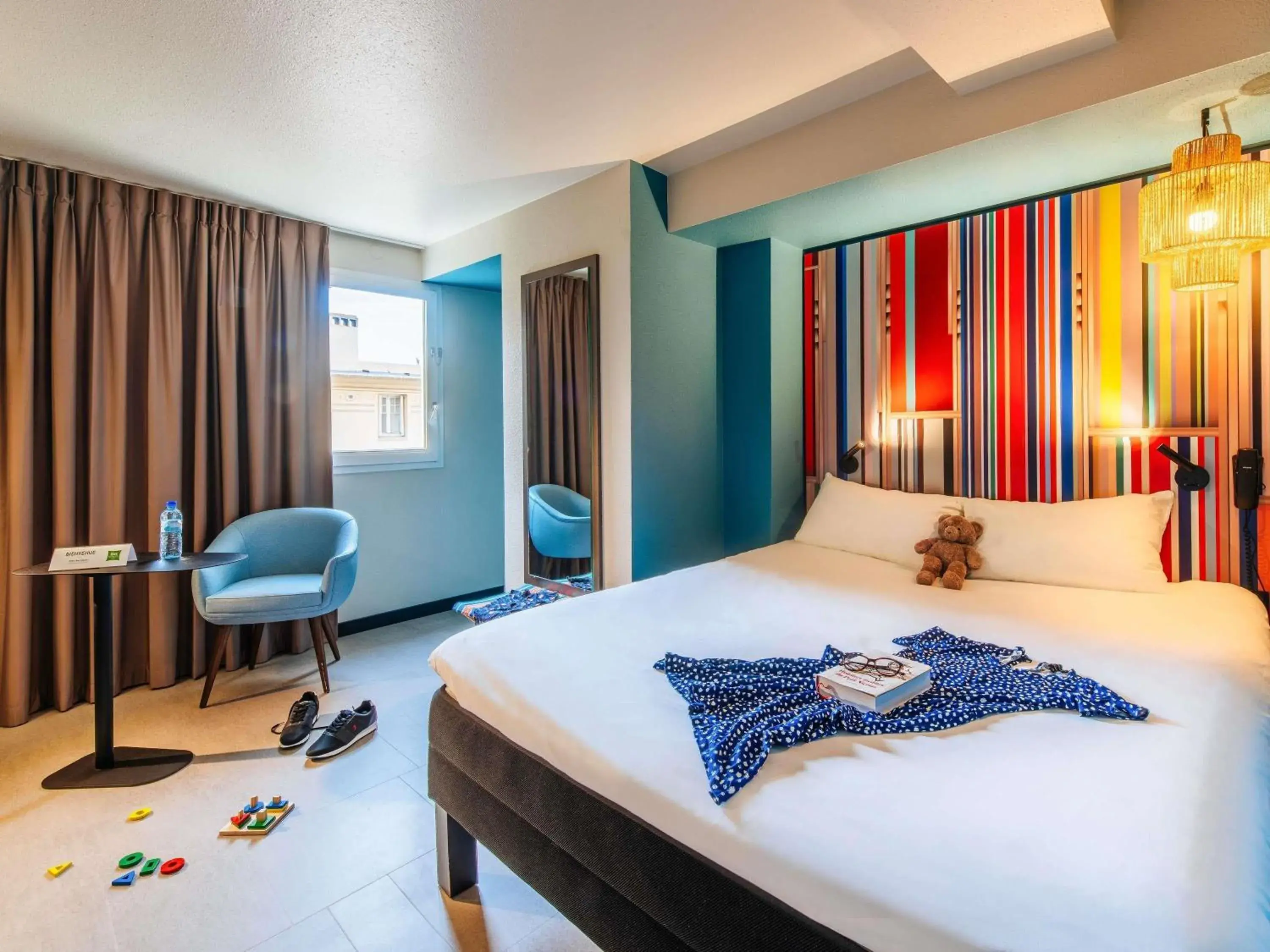 Bedroom, Bed in ibis Styles Perpignan Centre Gare Bedroom, Bed in ibis Styles Perpignan Centre Gare