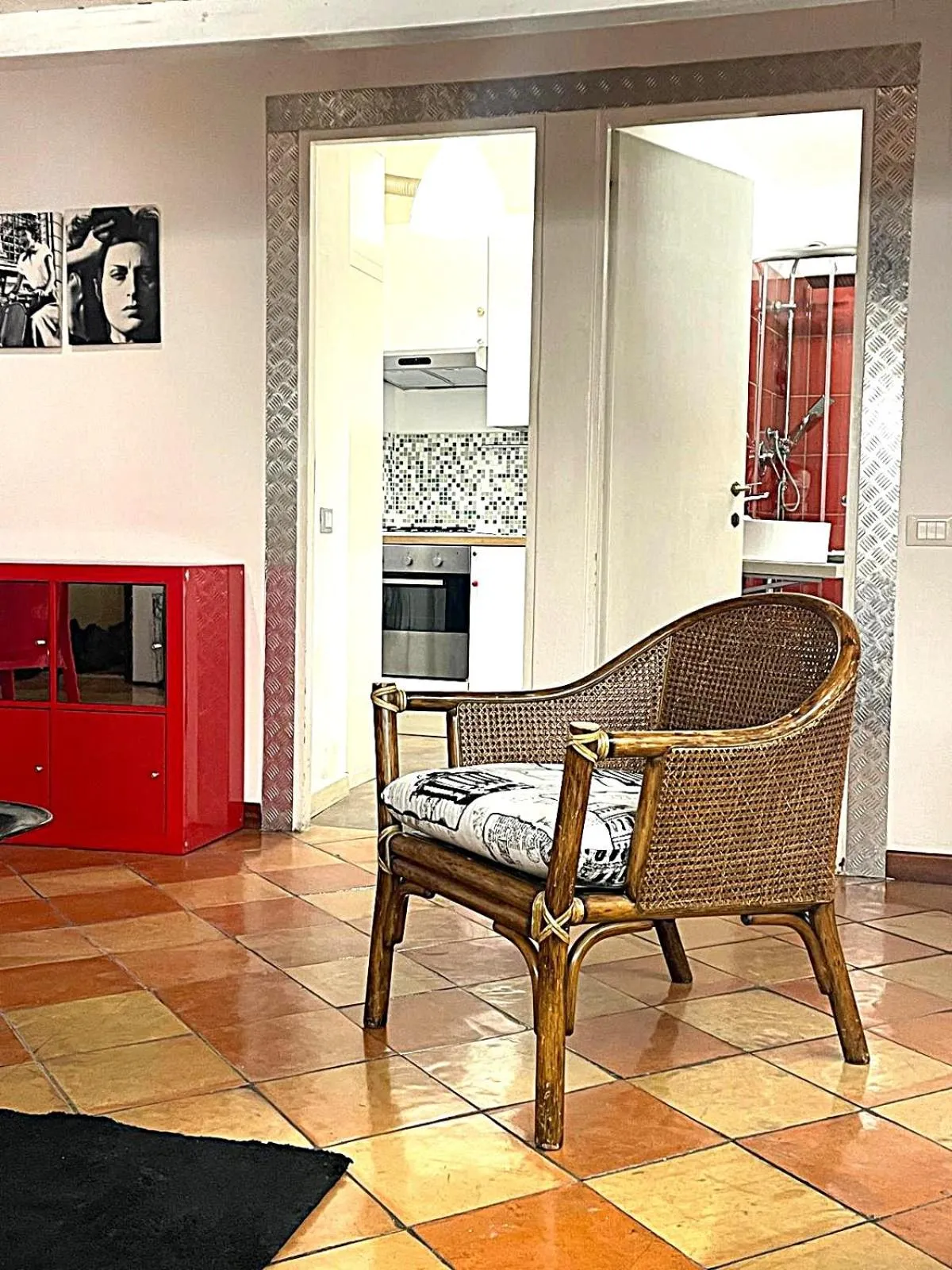 Kitchen or kitchenette in Boutique Hotel Anahi