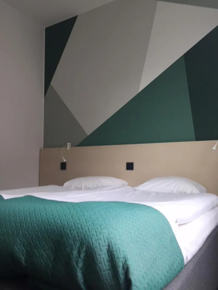 Bed in GreenStar Hotel Jyväskylä