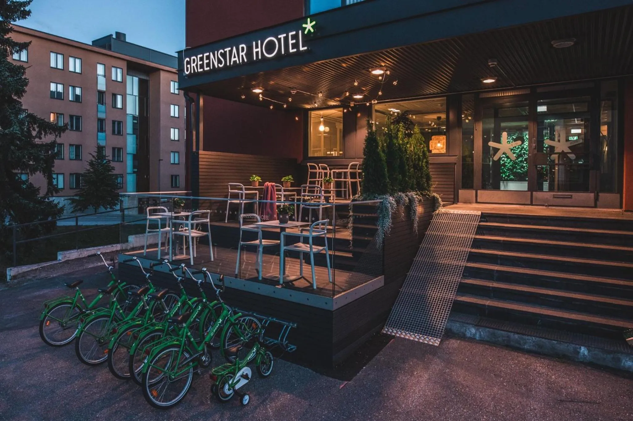 Property building in GreenStar Hotel Jyväskylä