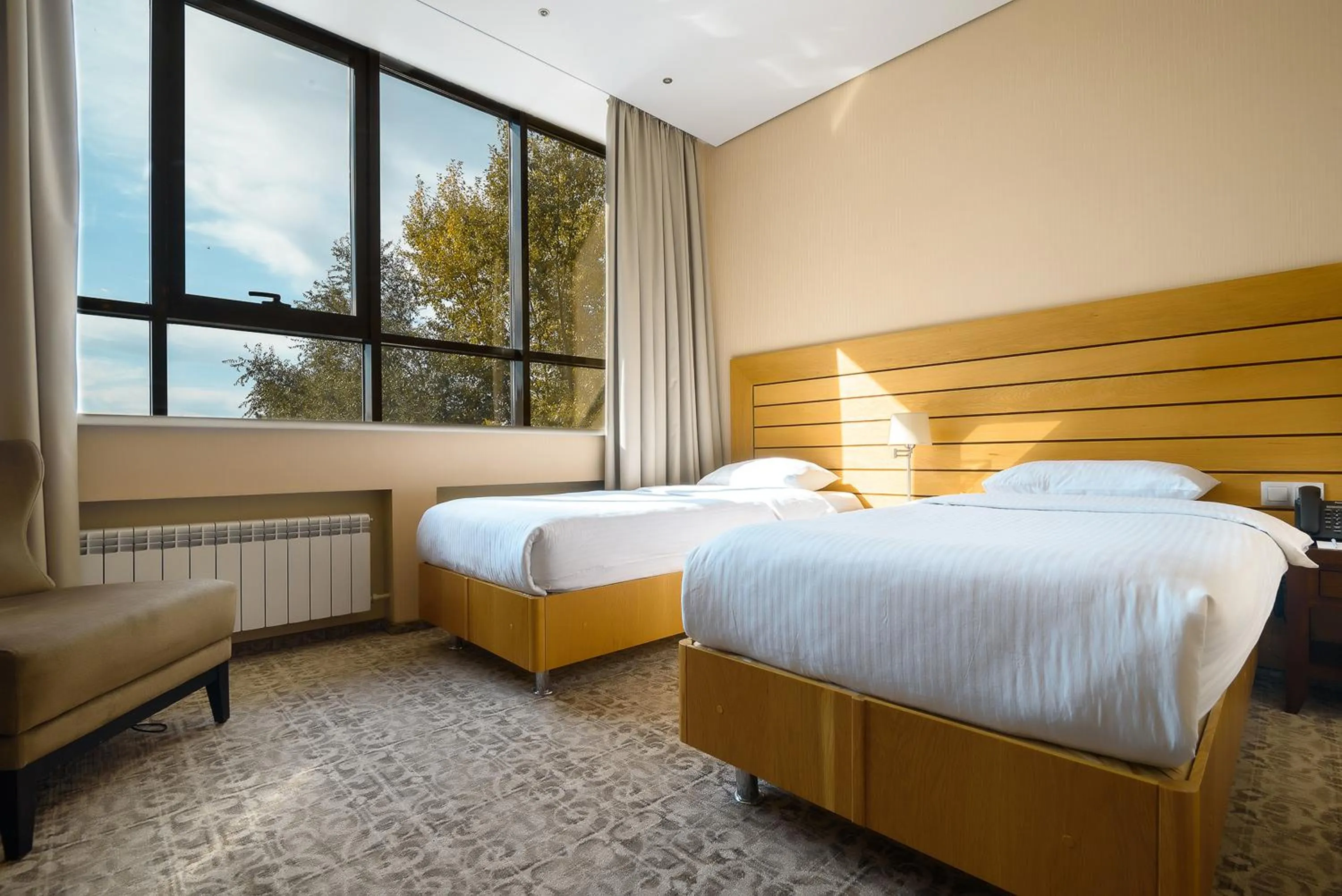 Standard Double or Twin Room with Garden View - single occupancy in Cosmonaut