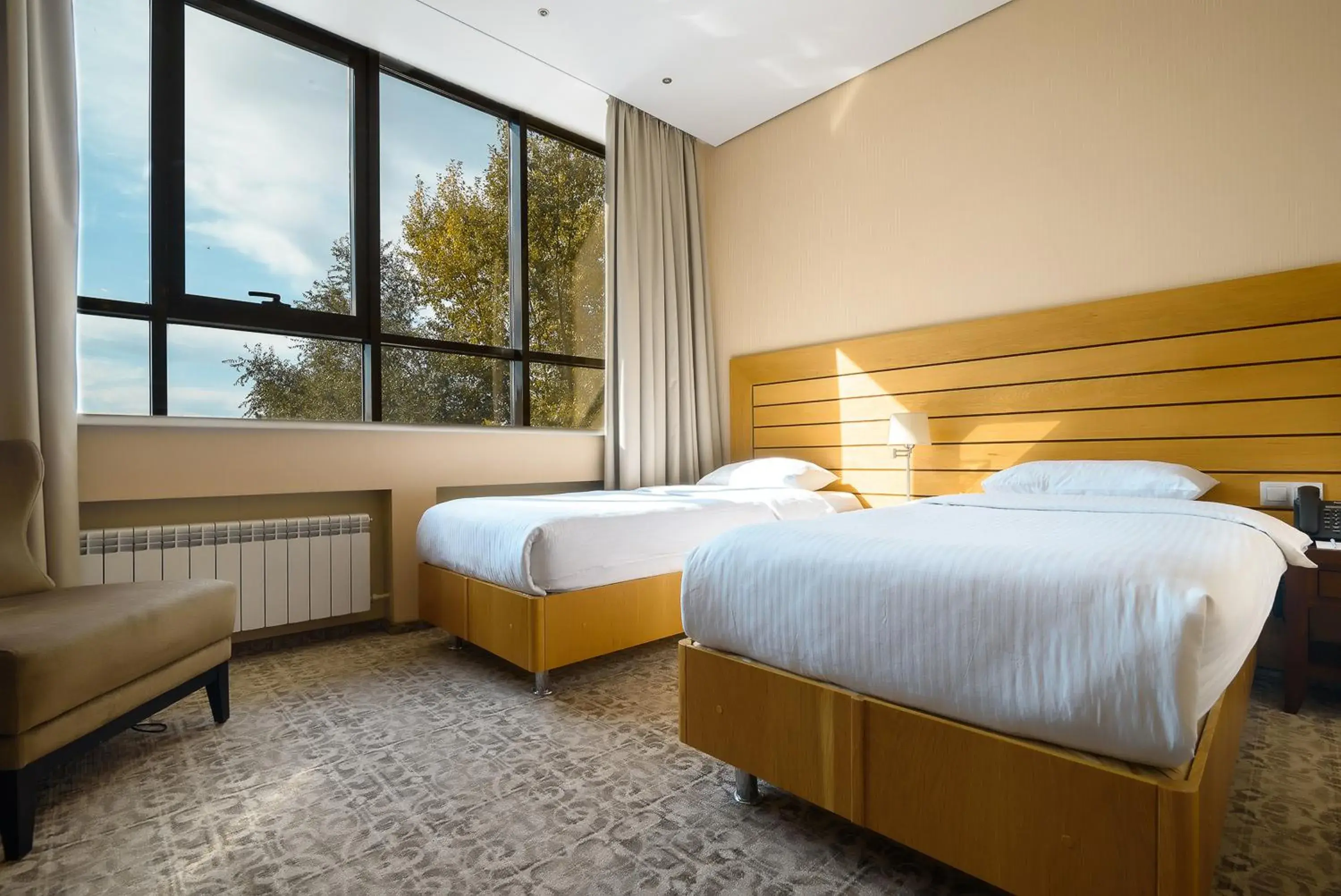 Standard Double or Twin Room with Garden View - single occupancy in Cosmonaut Standard Double or Twin Room with Garden View - single occupancy in Cosmonaut