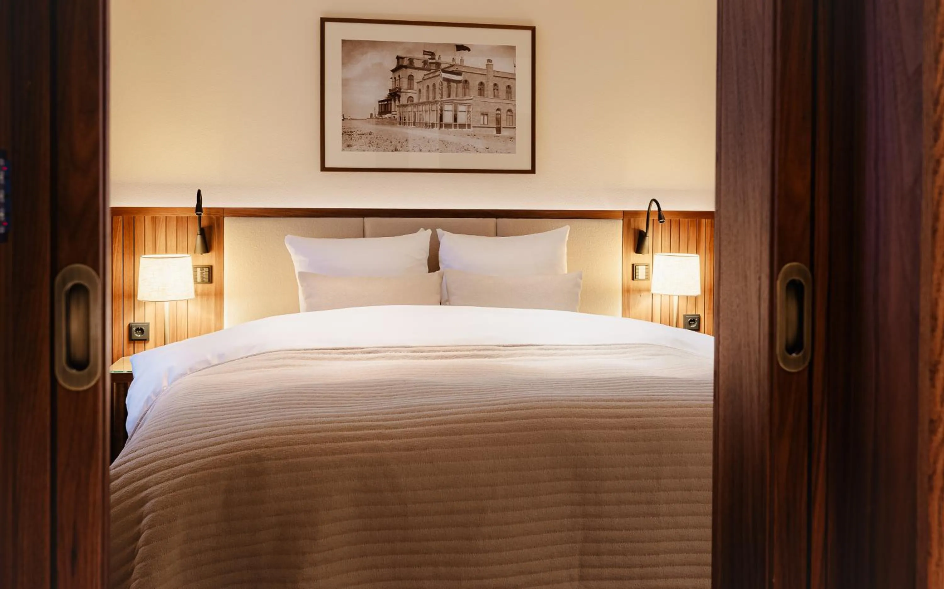 Bed in Grand Hotel Huis ter Duin