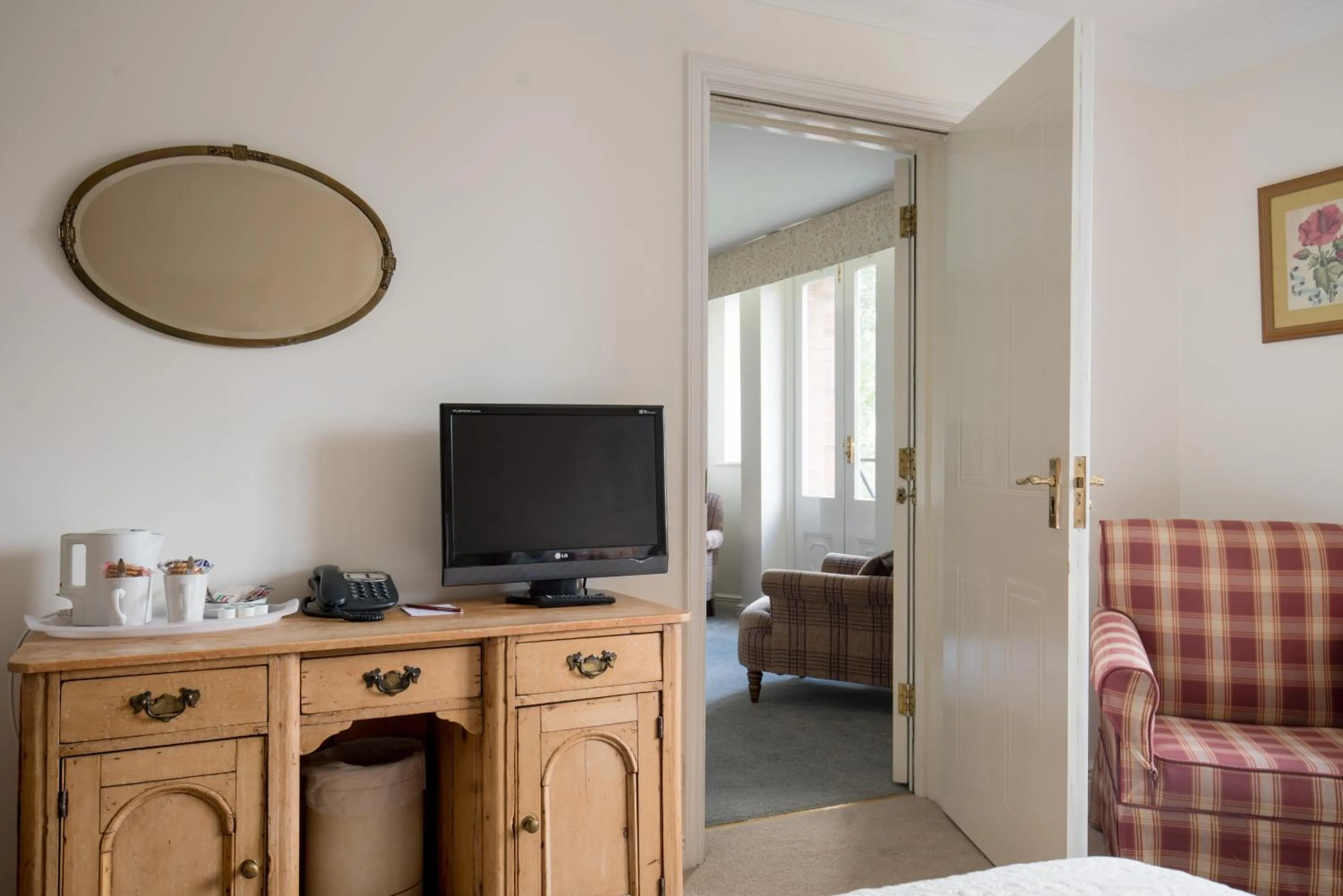 Bedroom in Diglis House Hotel