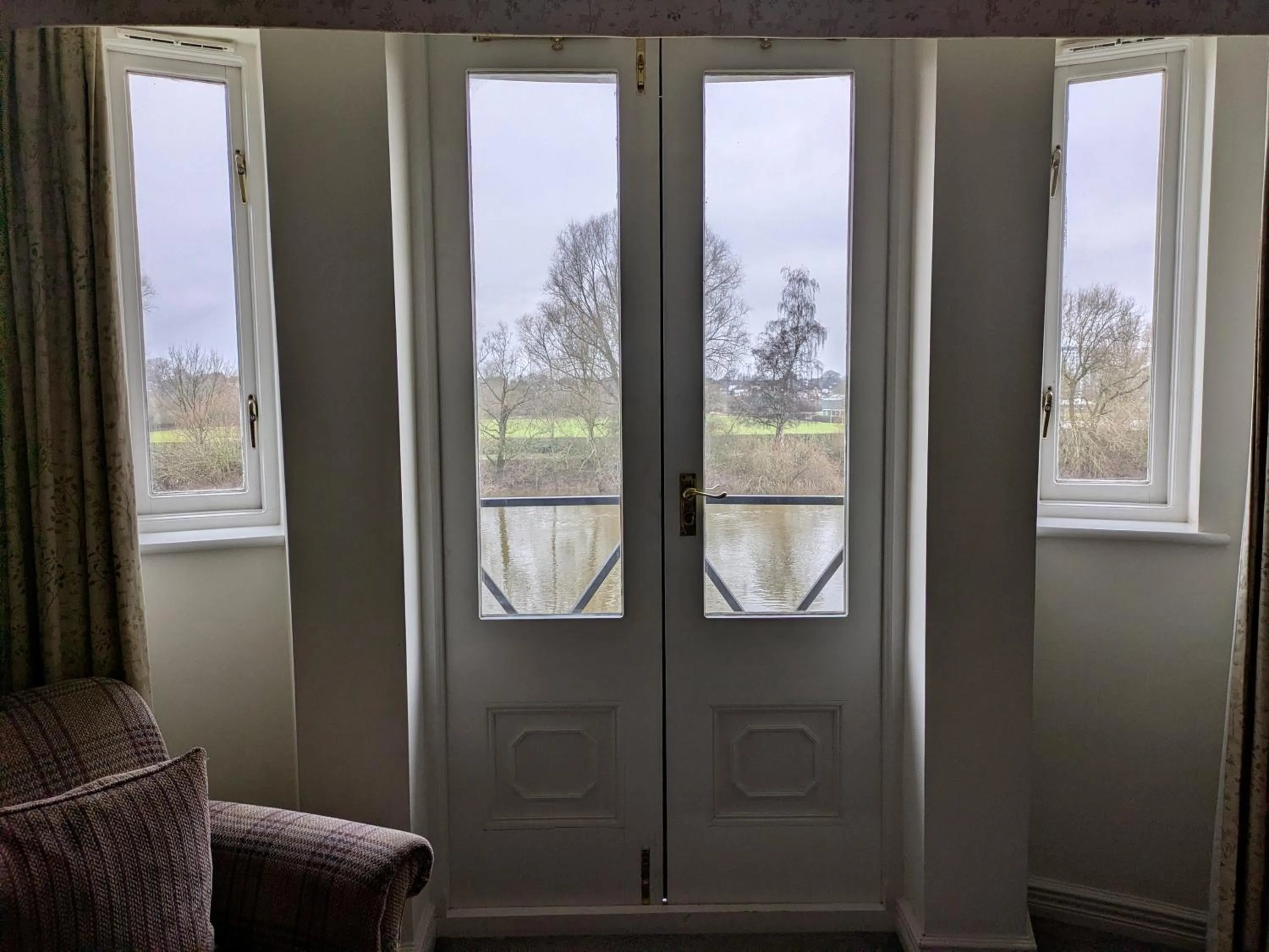 Seating area in Diglis House Hotel