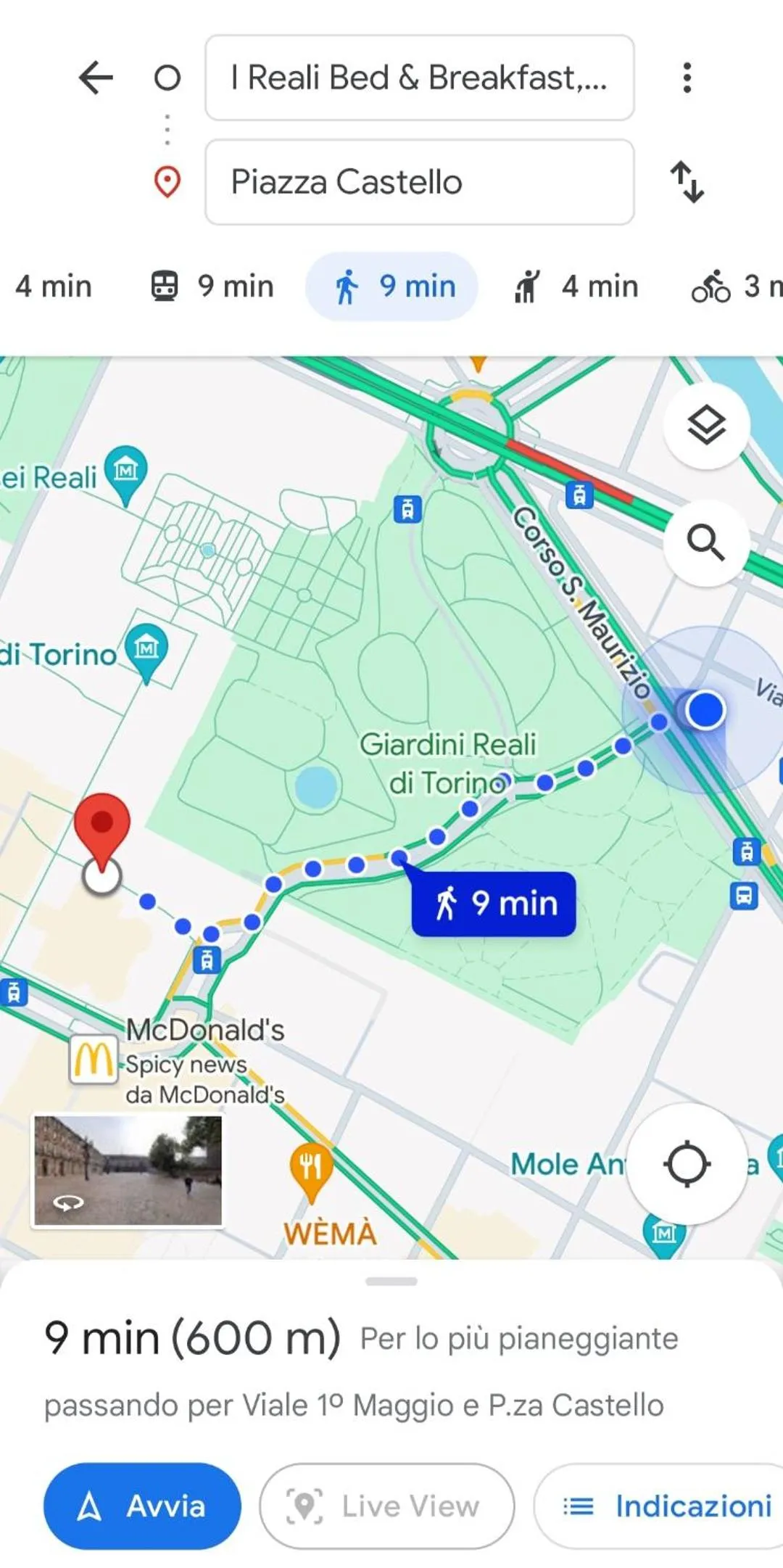 Nearby landmark in I Reali Bed & Breakfast