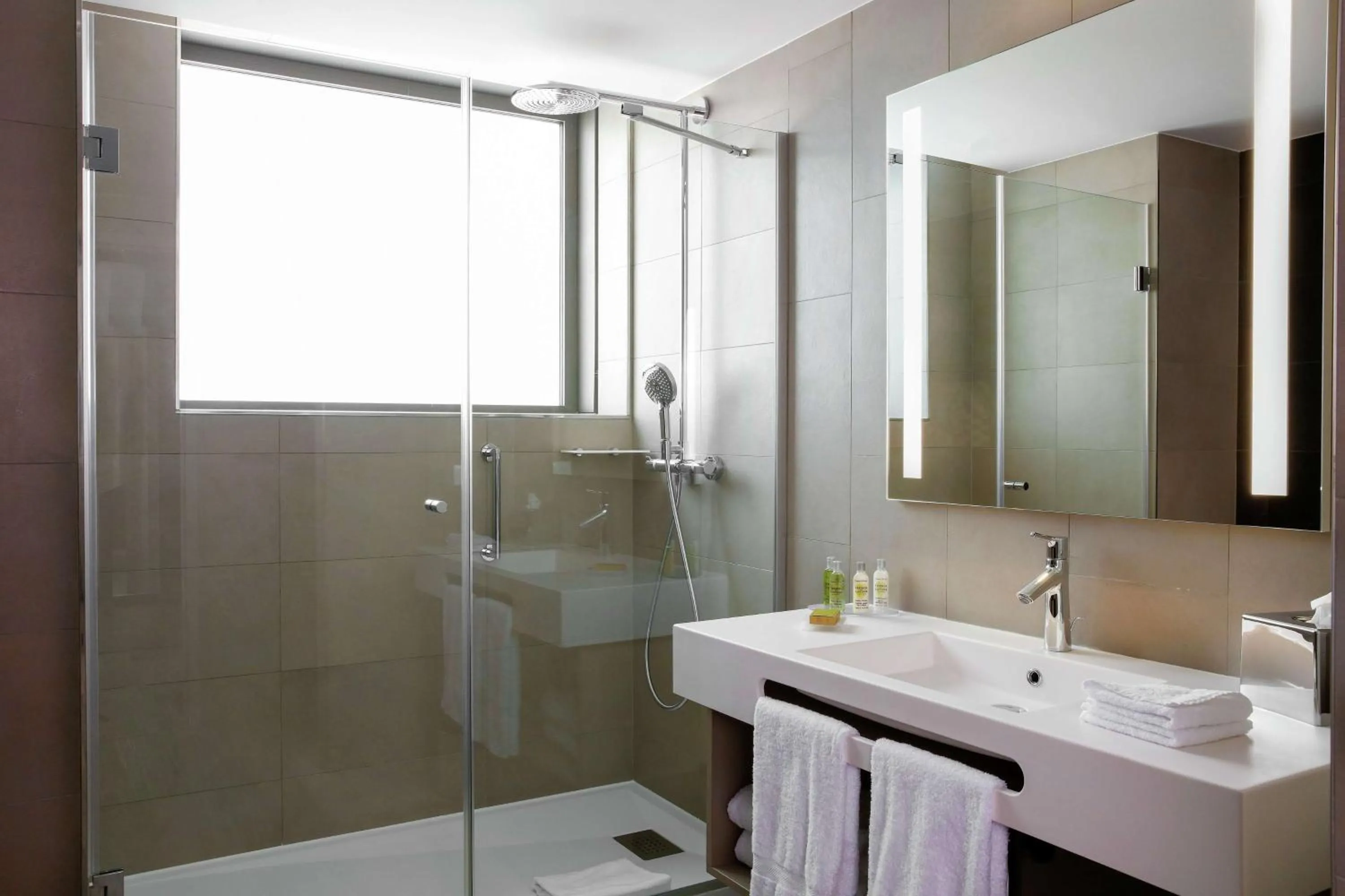 Shower in Hilton Garden Inn Bordeaux Centre