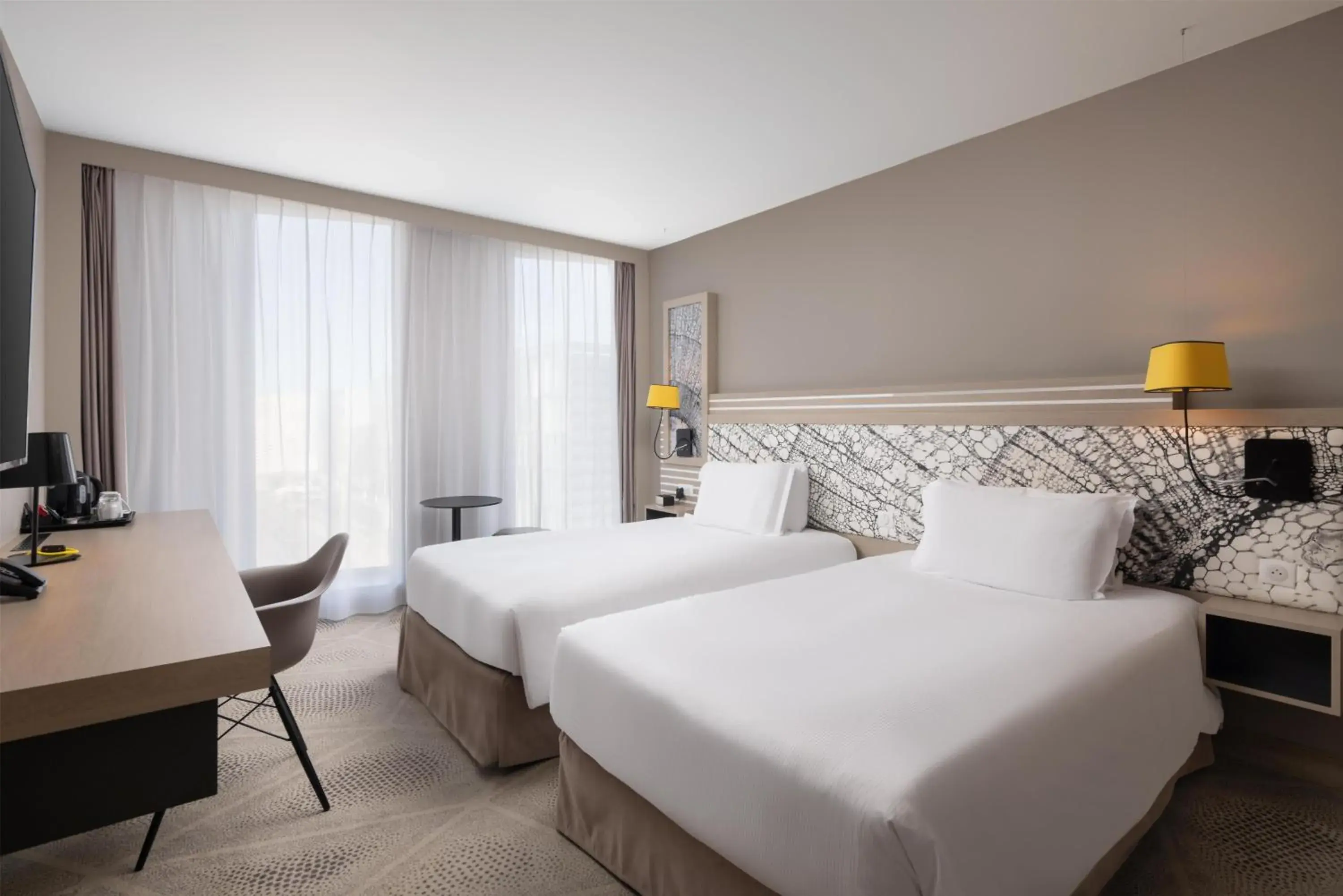 Bed in Hilton Garden Inn Bordeaux Centre Bed in Hilton Garden Inn Bordeaux Centre