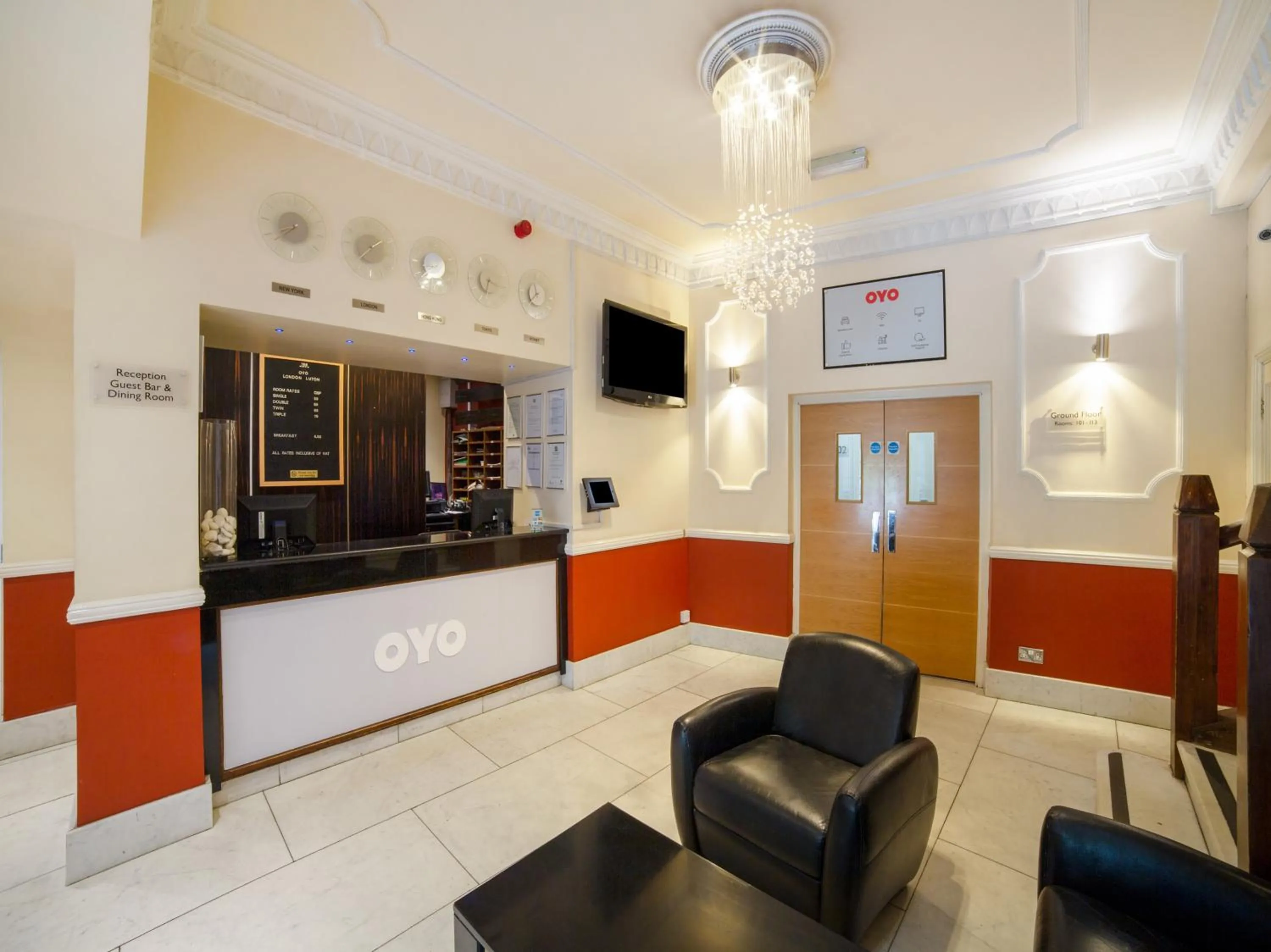 Lobby or reception, Lobby/Reception in OYO London Luton