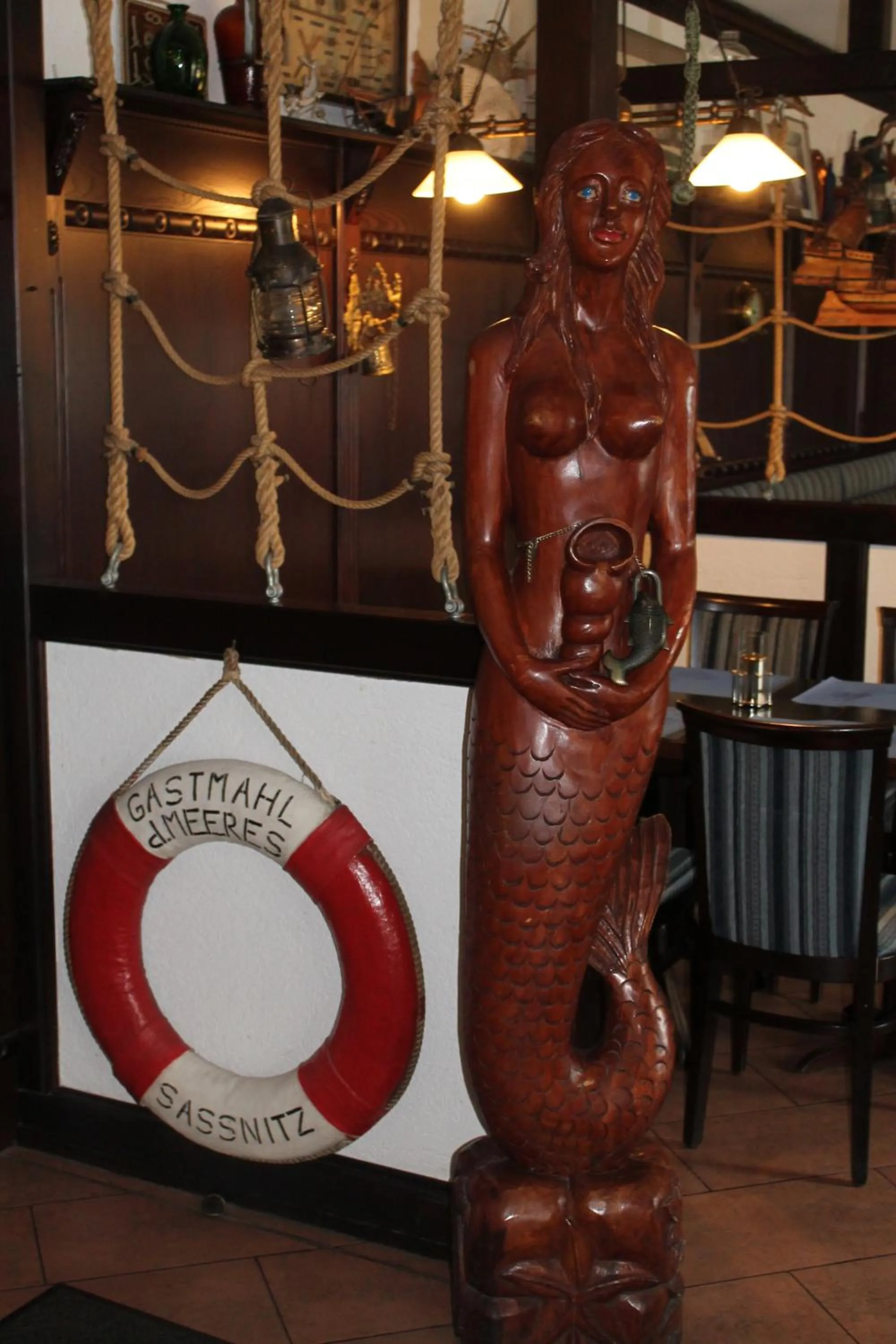 Decorative detail in Hotel Gastmahl des Meeres