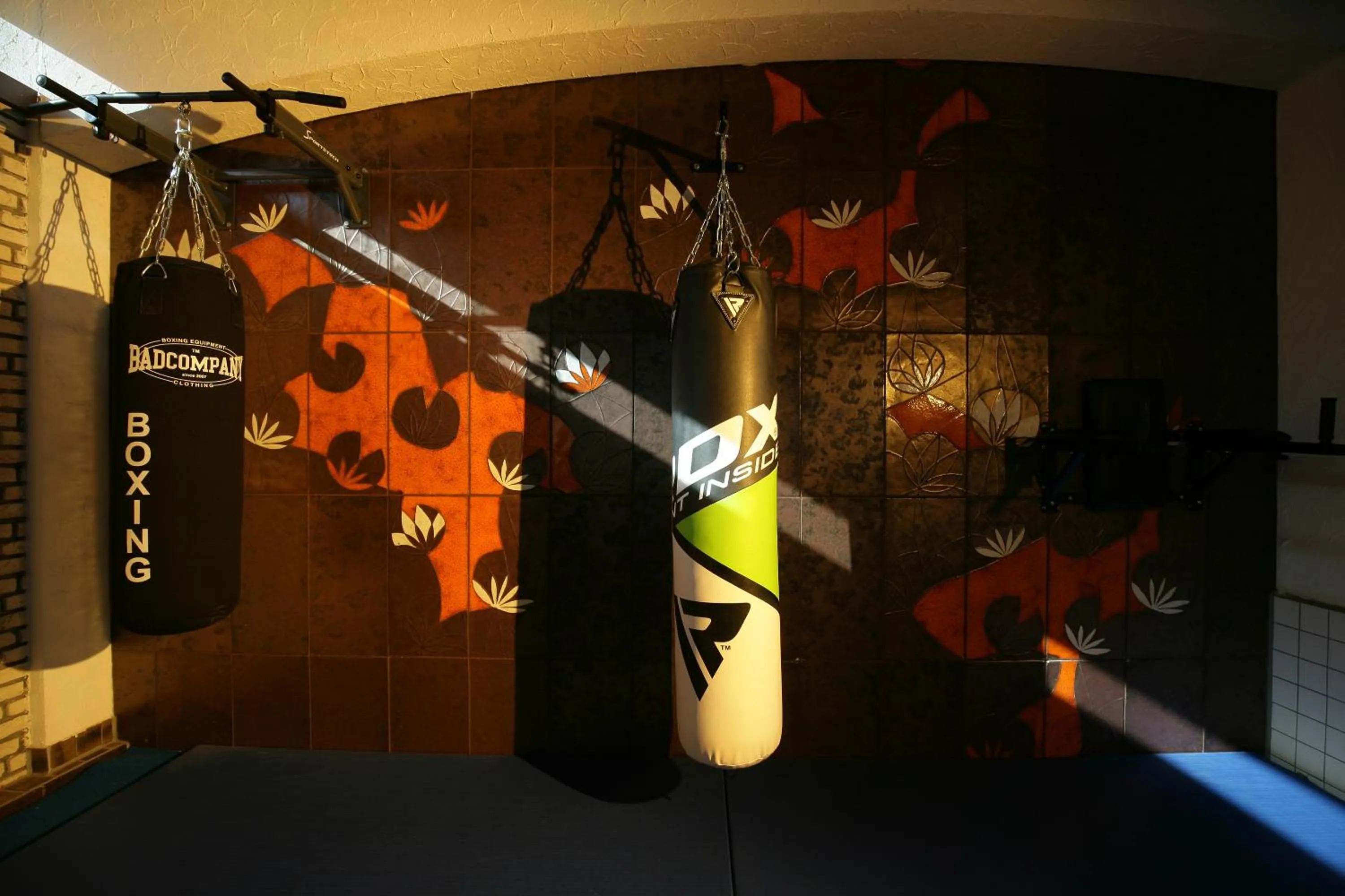 Fitness centre/facilities in Hotel am Baronenwald