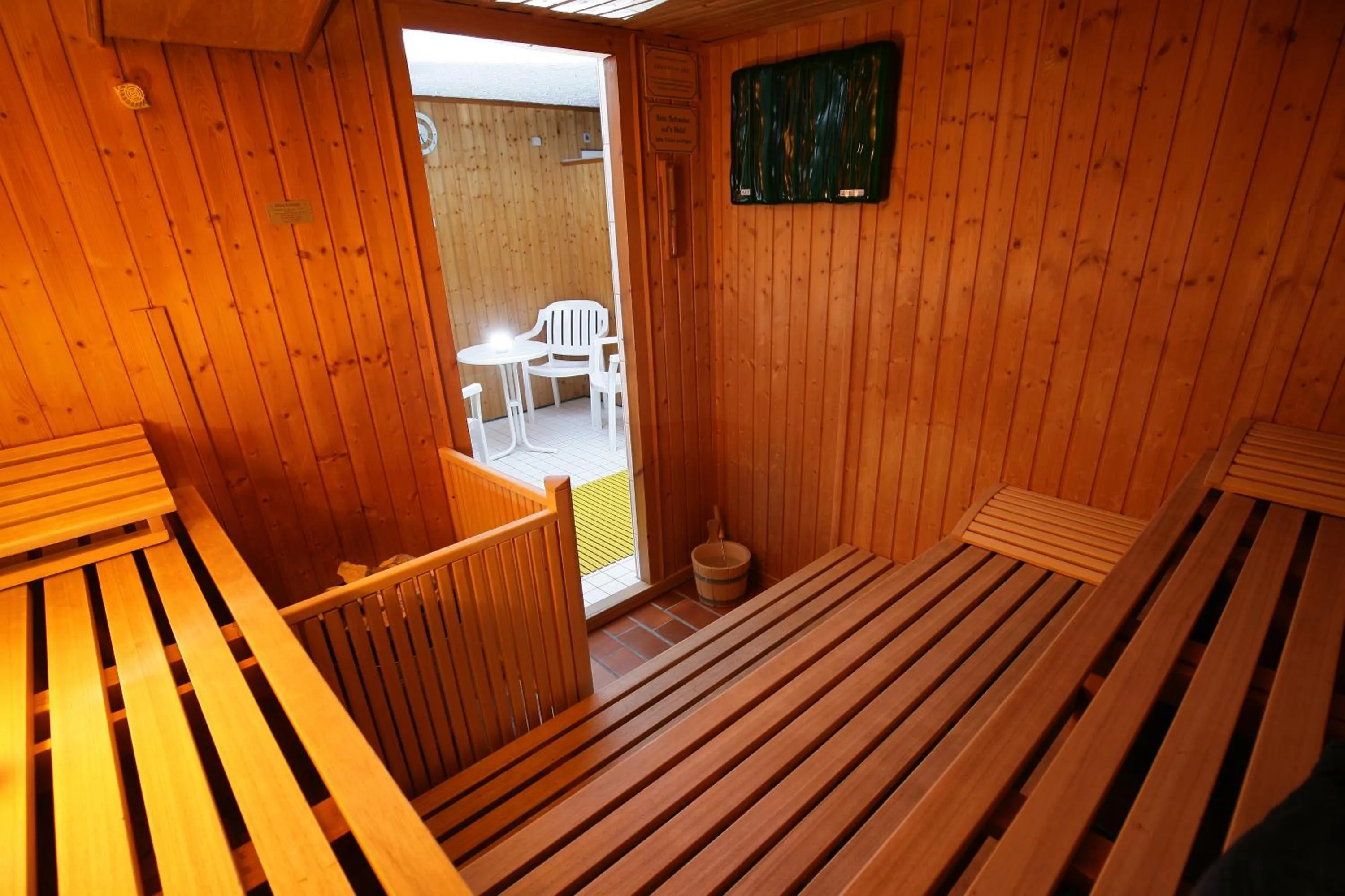 Sauna in Hotel am Baronenwald