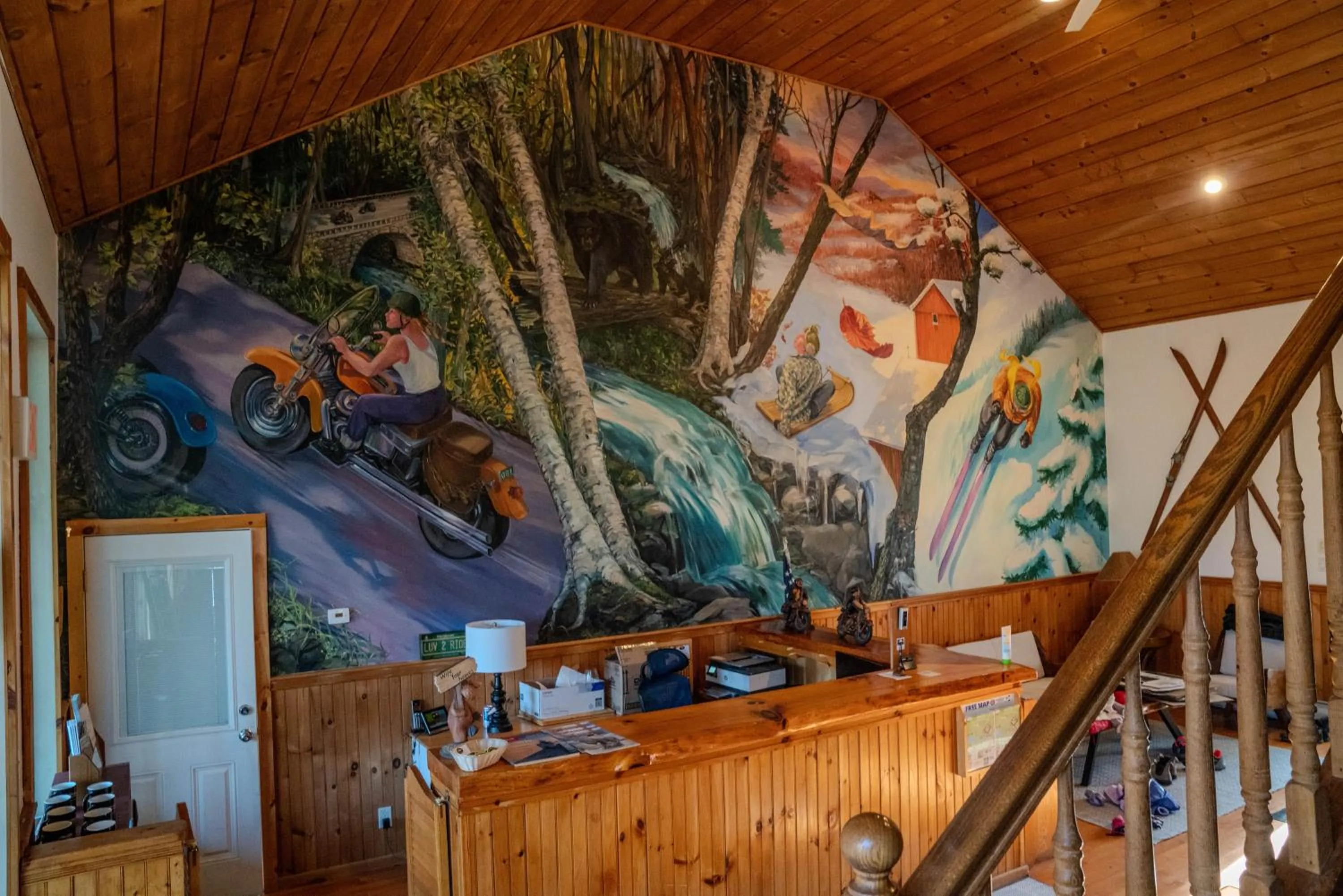 Lobby or reception in Gray Ghost Inn