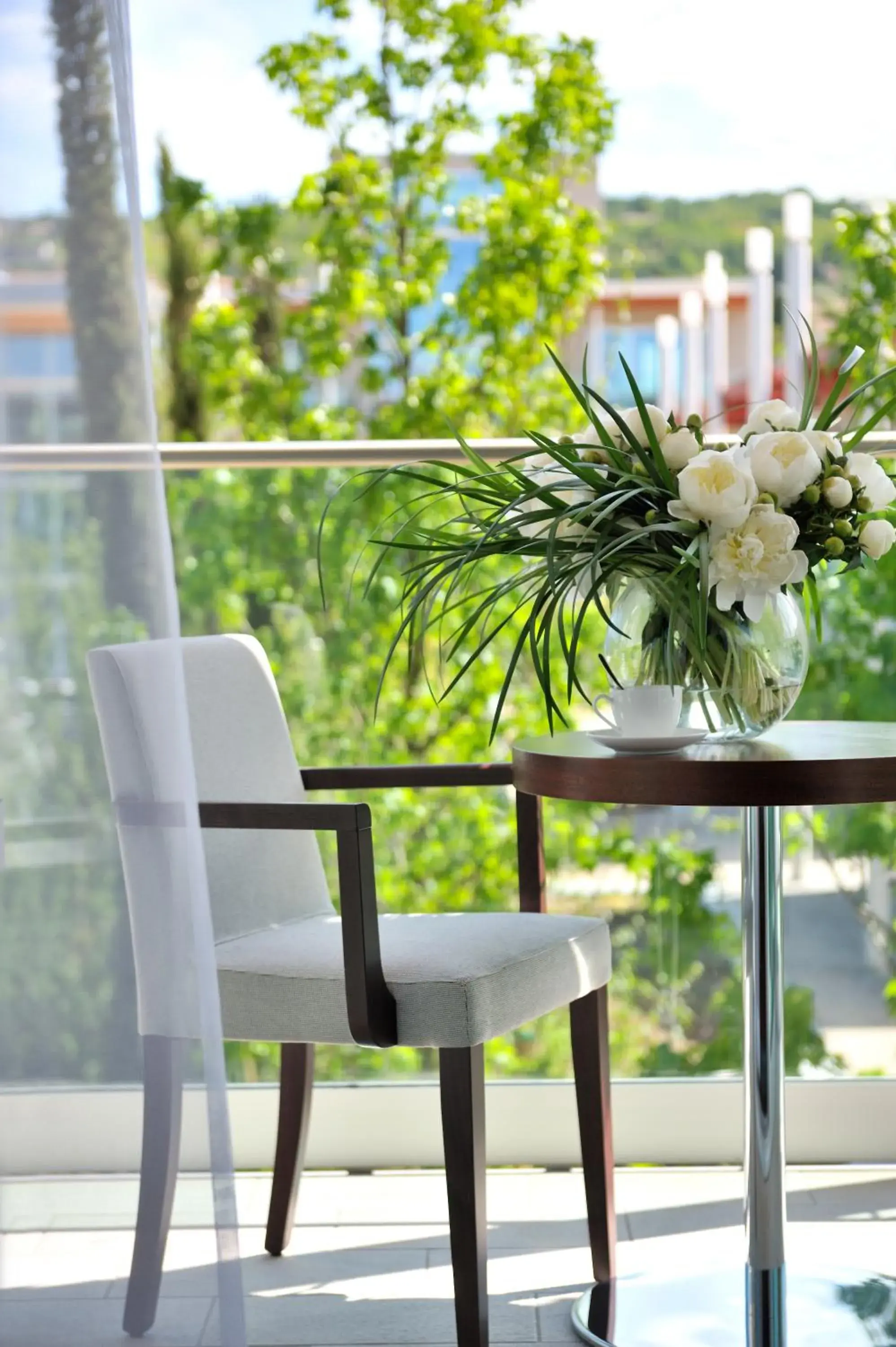 Double or Twin Room with Pool View in Aqualux Hotel Spa Suite & Terme Double or Twin Room with Pool View in Aqualux Hotel Spa Suite & Terme