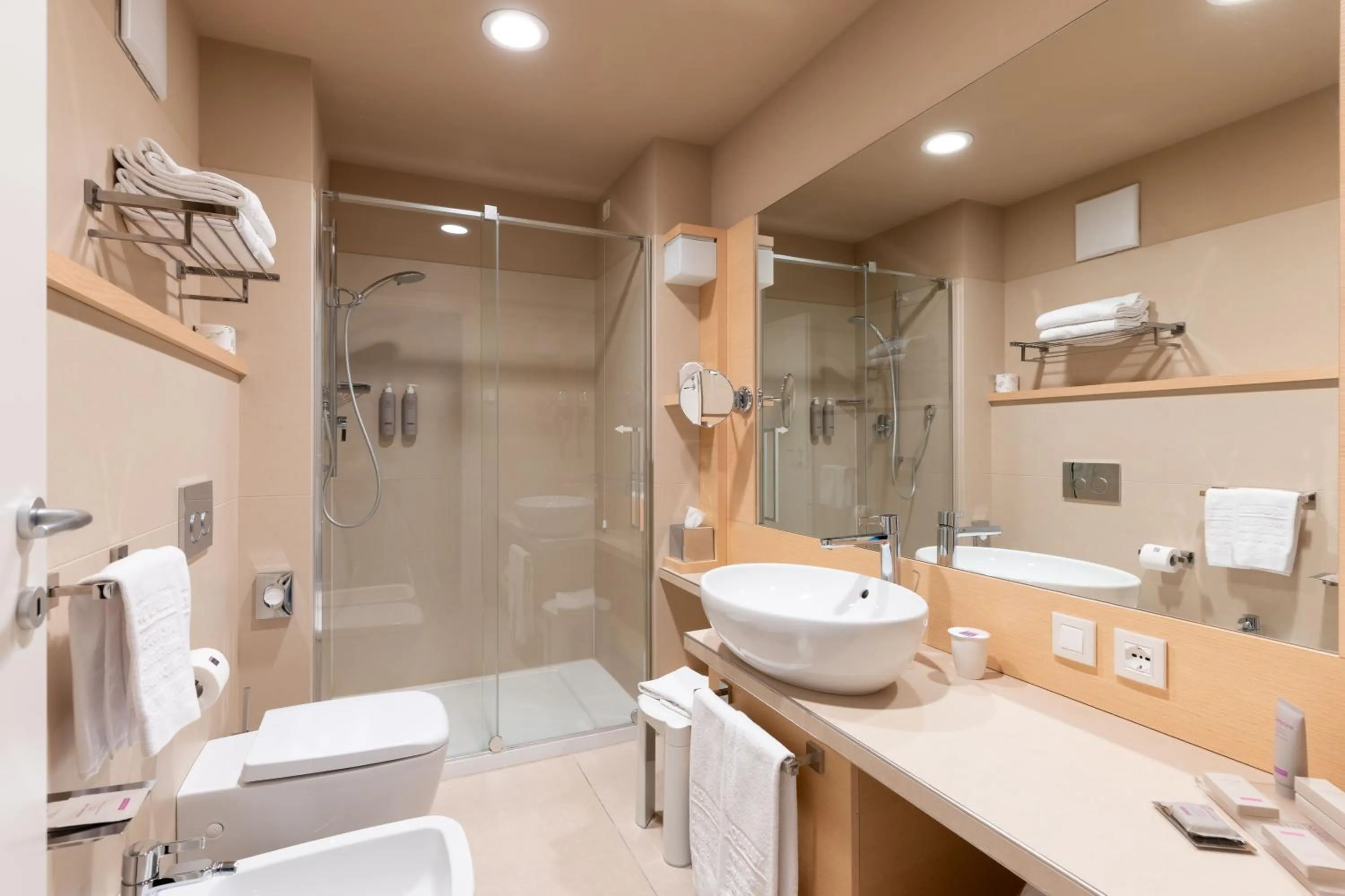 Shower in Aqualux Hotel Spa Suite & Terme